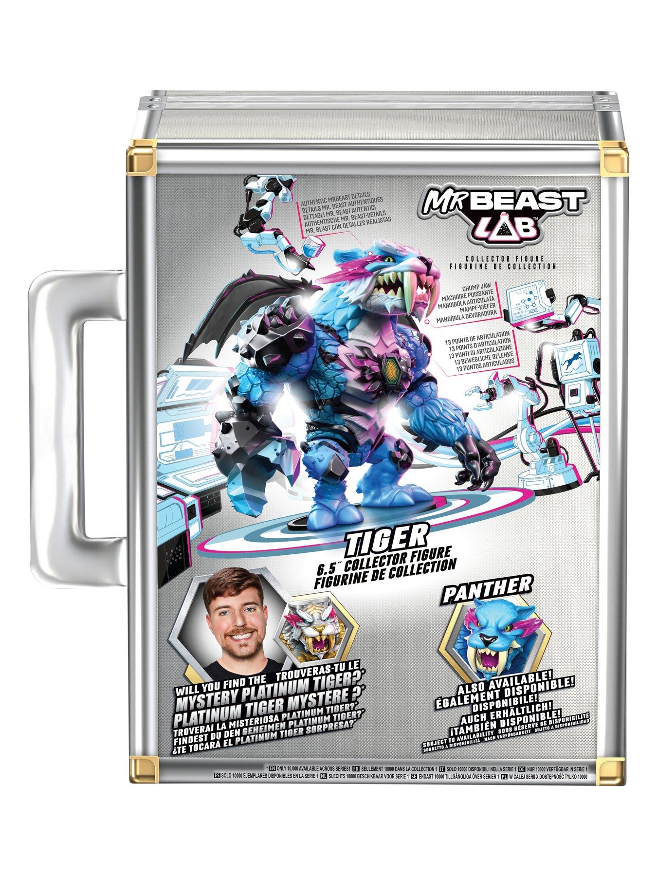 Image 5 of 5 of Beast Lab MrBeast Lab Apex Beast Collector Figure. Apex Beast Tiger.