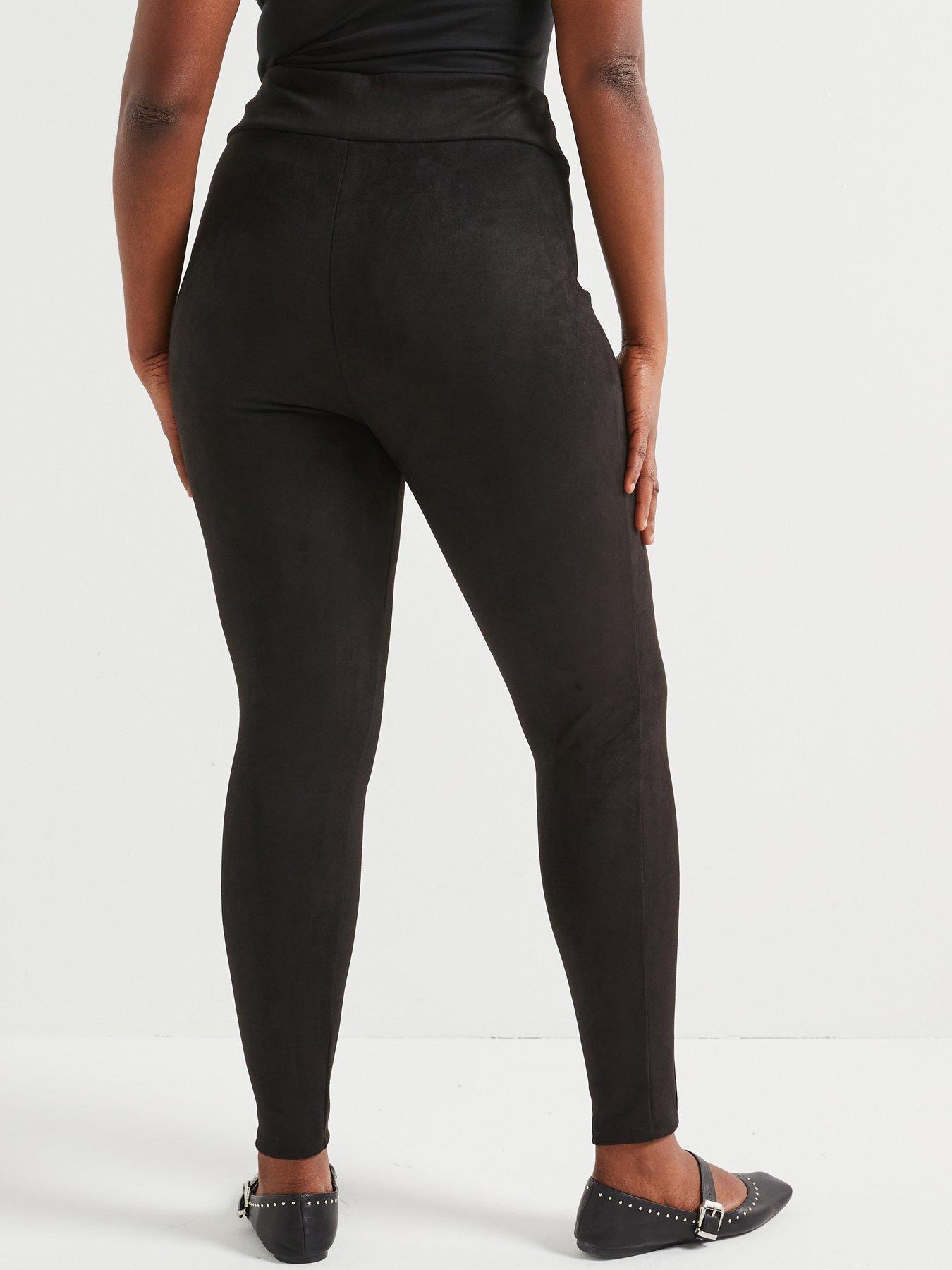 v-by-very-curve-suedette-legging-blackstillFront