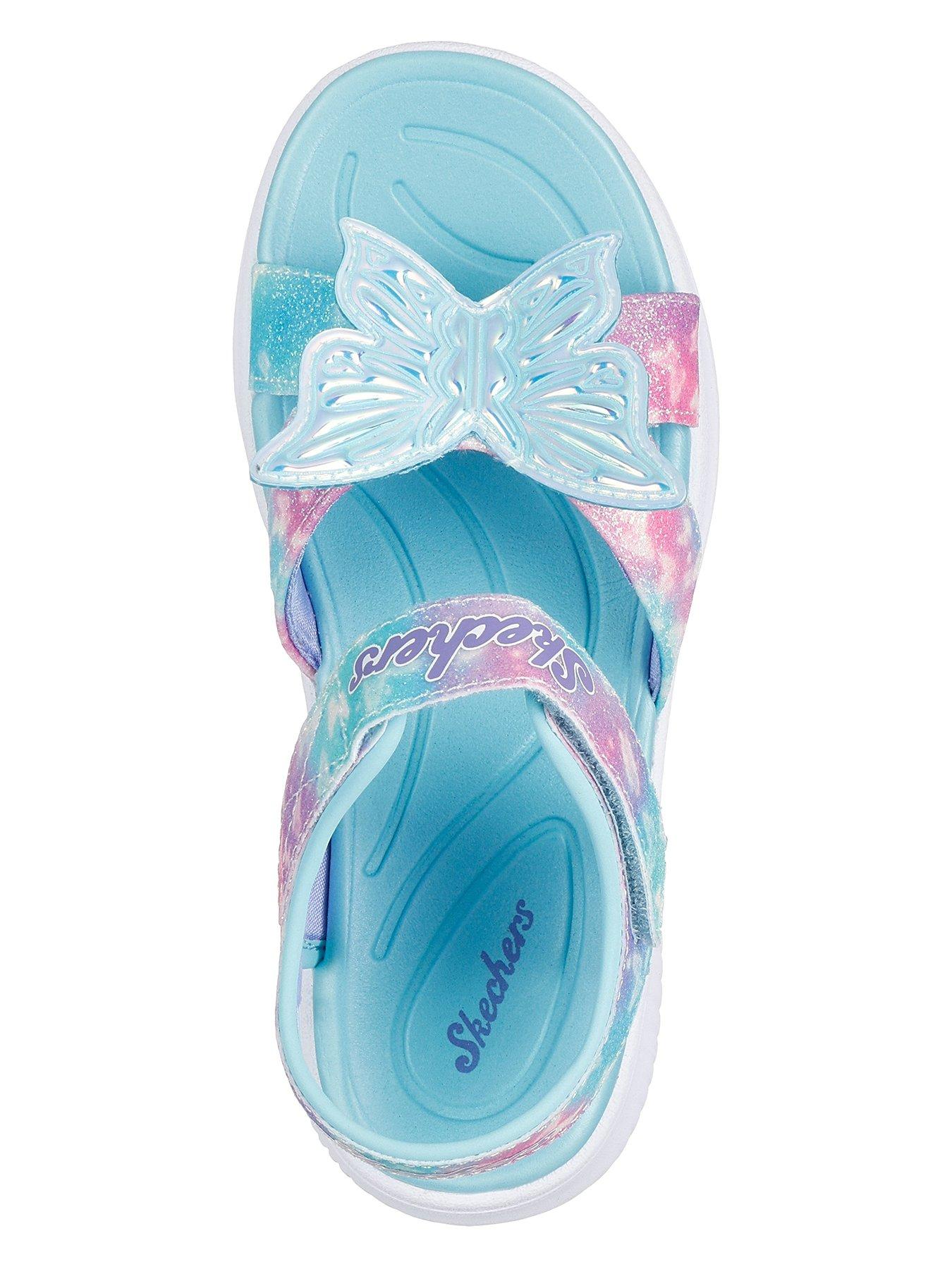 skechers-lighted-butterfly-sandals-blueoutfit