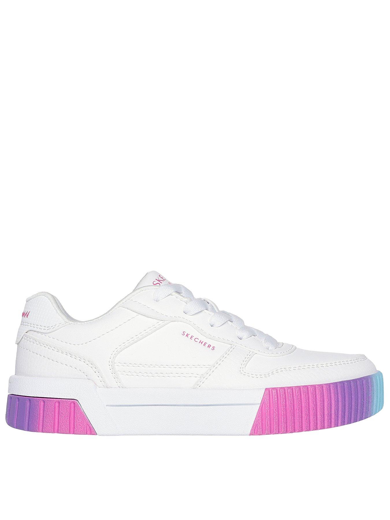 Skechers Lace Up Sneaker W/ombre Midsole Detail
