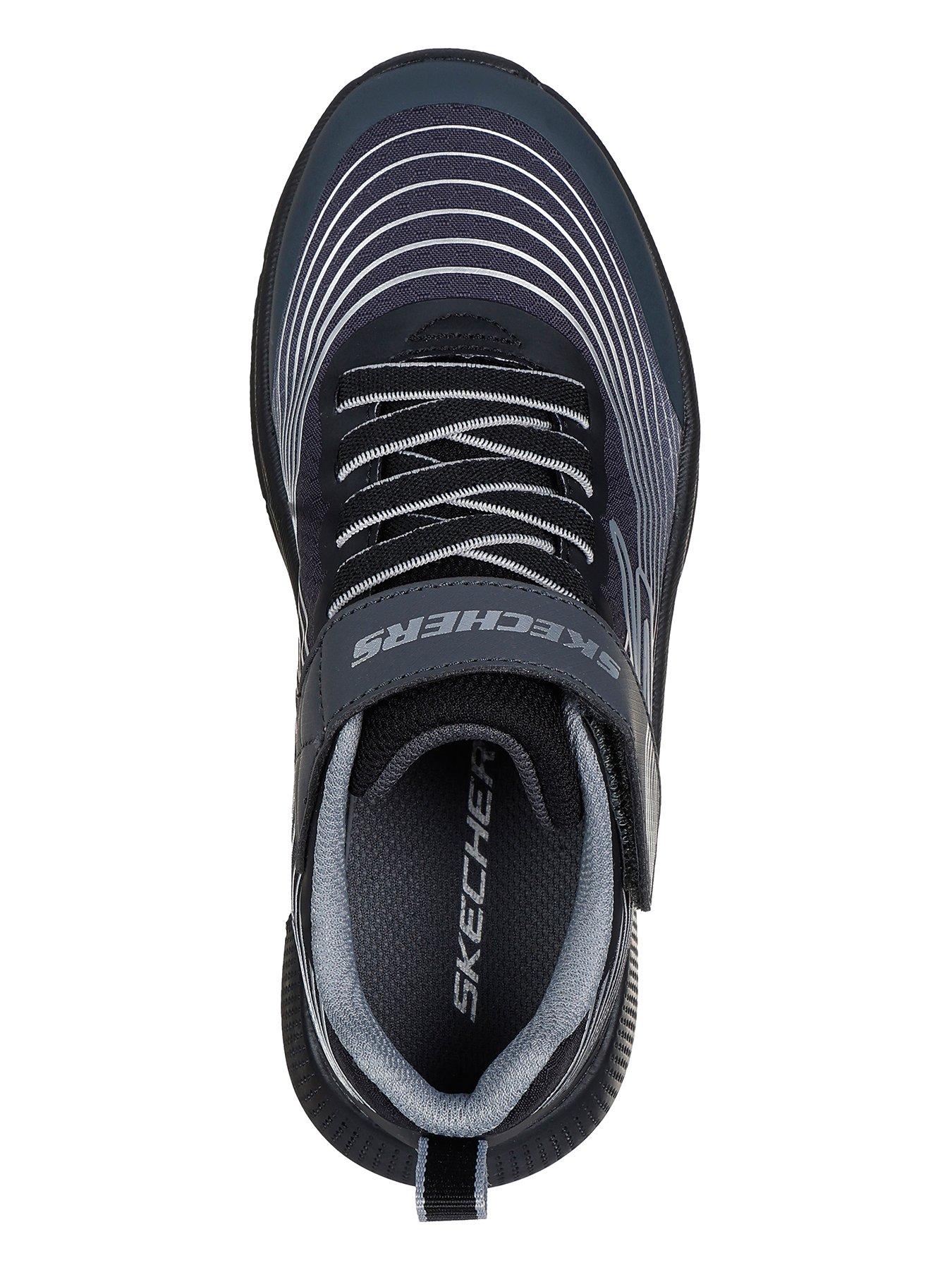 Image 3 of 5 of Skechers Lightweight Gore &amp; Strap Sneaker - Black