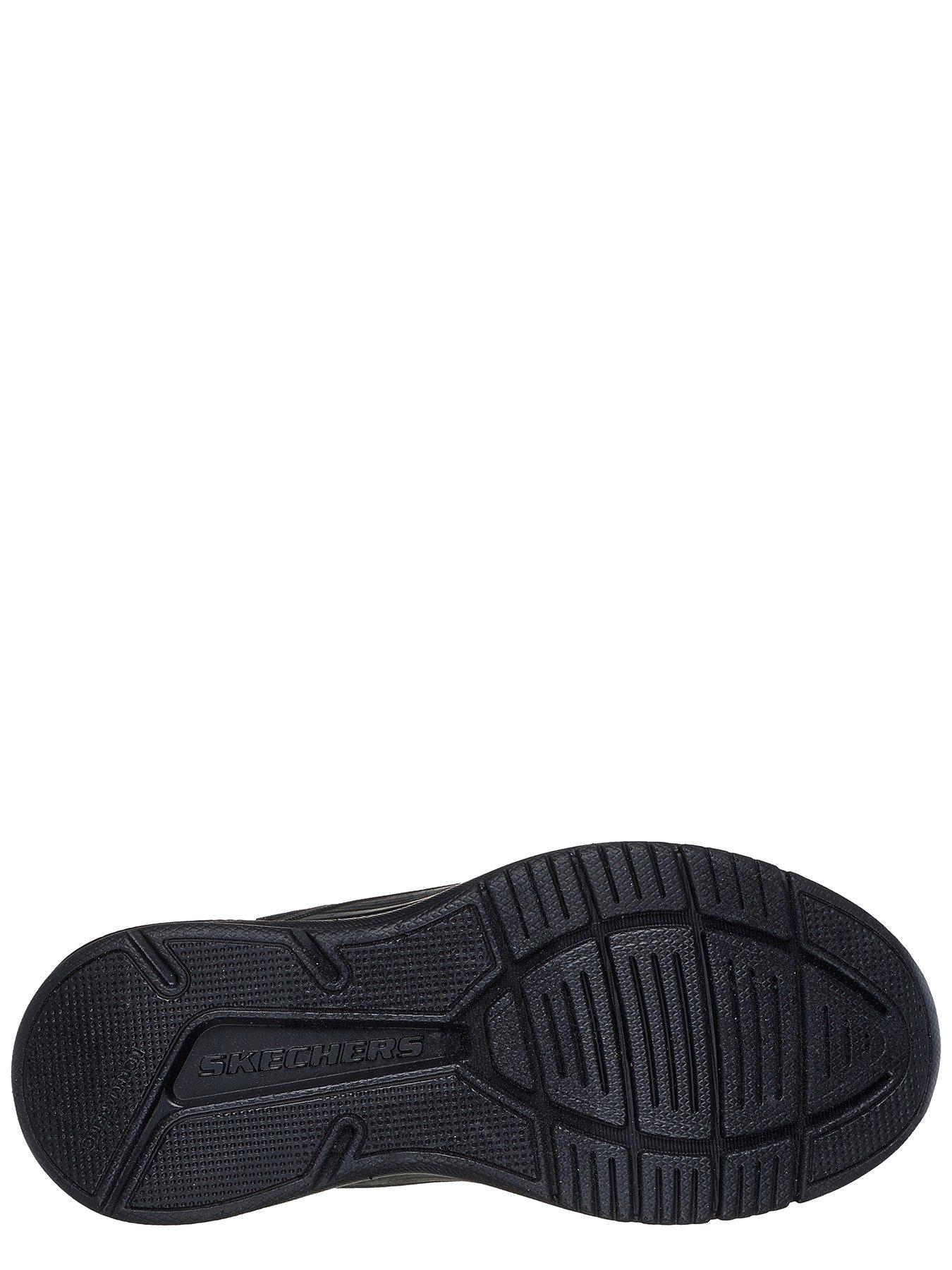 Image 4 of 5 of Skechers Lightweight Gore &amp; Strap Sneaker - Black