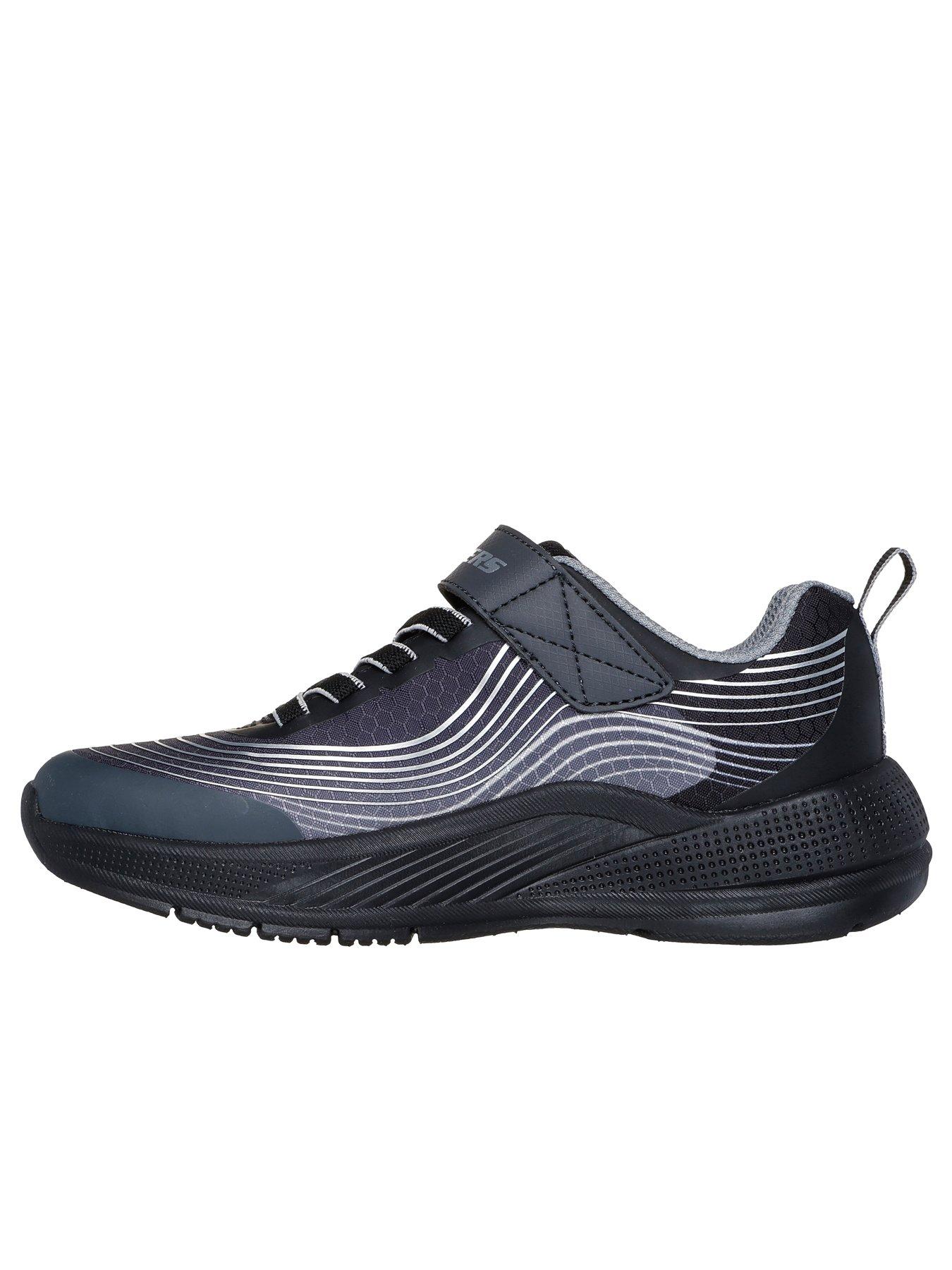 Image 5 of 5 of Skechers Lightweight Gore &amp; Strap Sneaker - Black