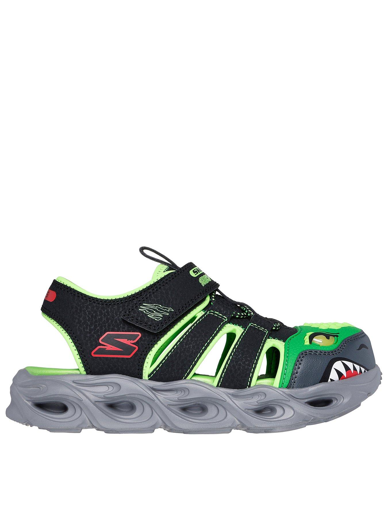 undefined Lighted Fisherman Thematic Sandals - Black
