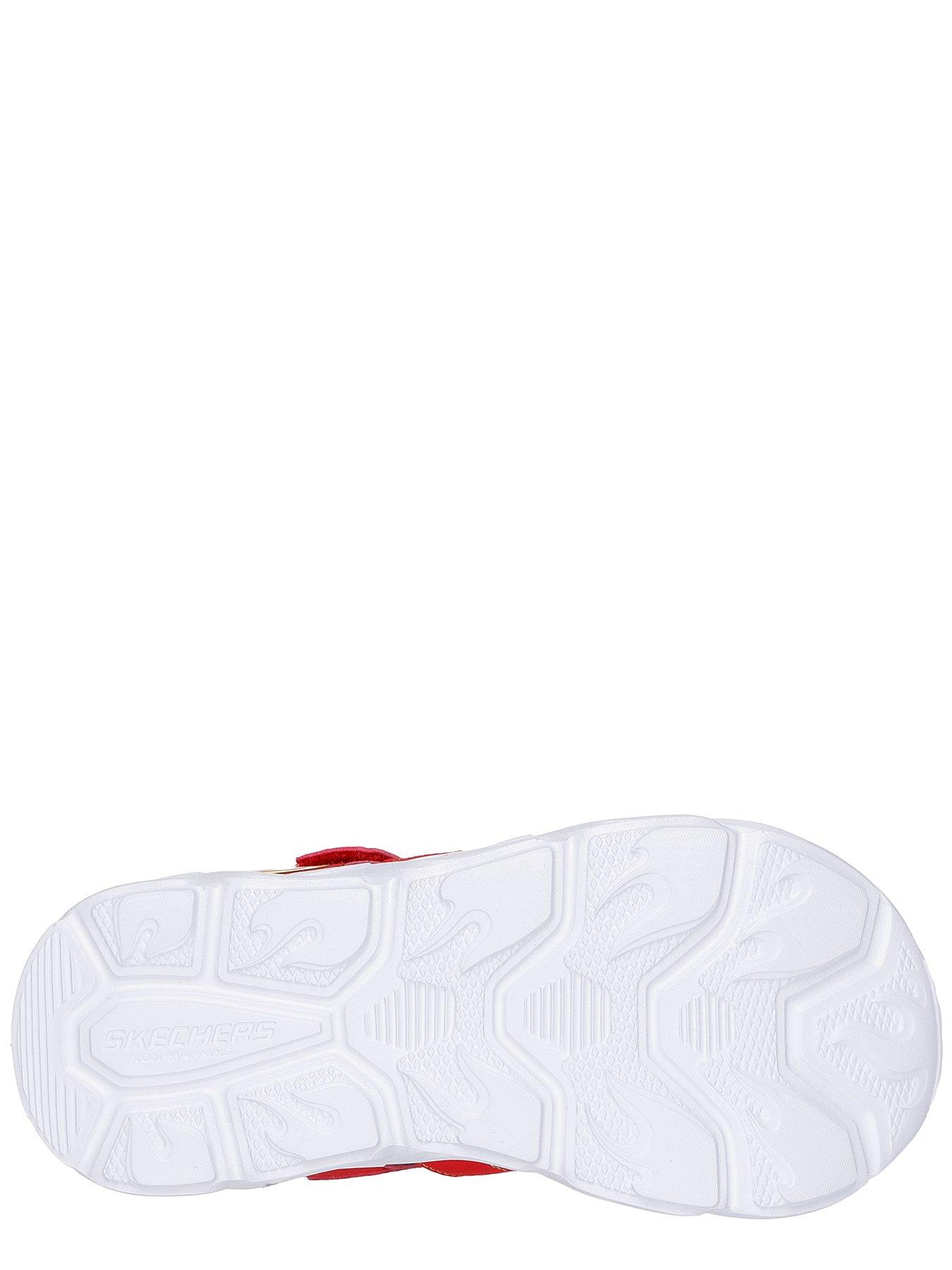 Image 4 of 5 of Skechers Lighted Fisherman Thematic Sandals - Red