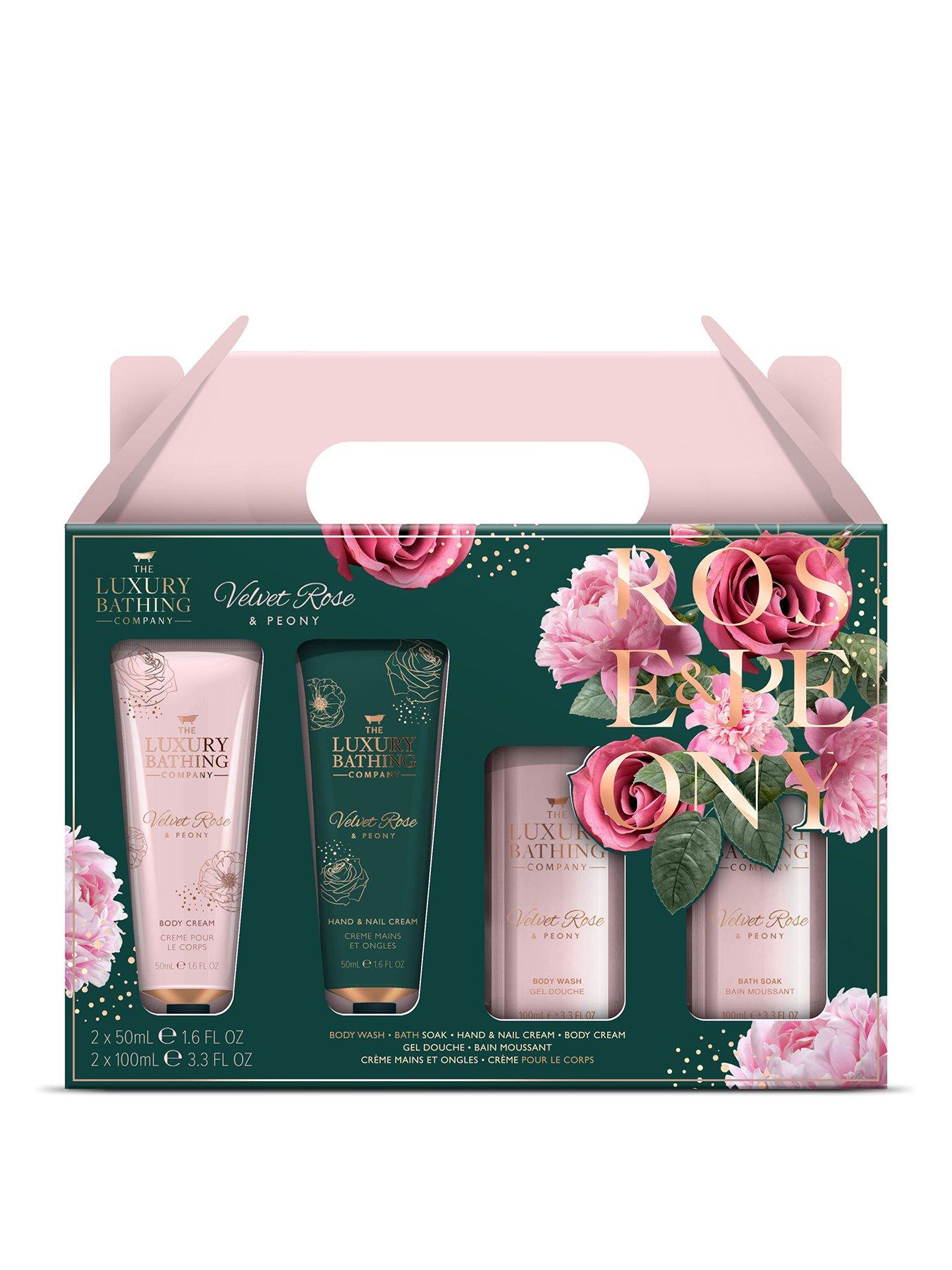 the-luxury-bathing-companynbspvelvet-rose-amp-peony-top-to-toe-essentials-gift-set