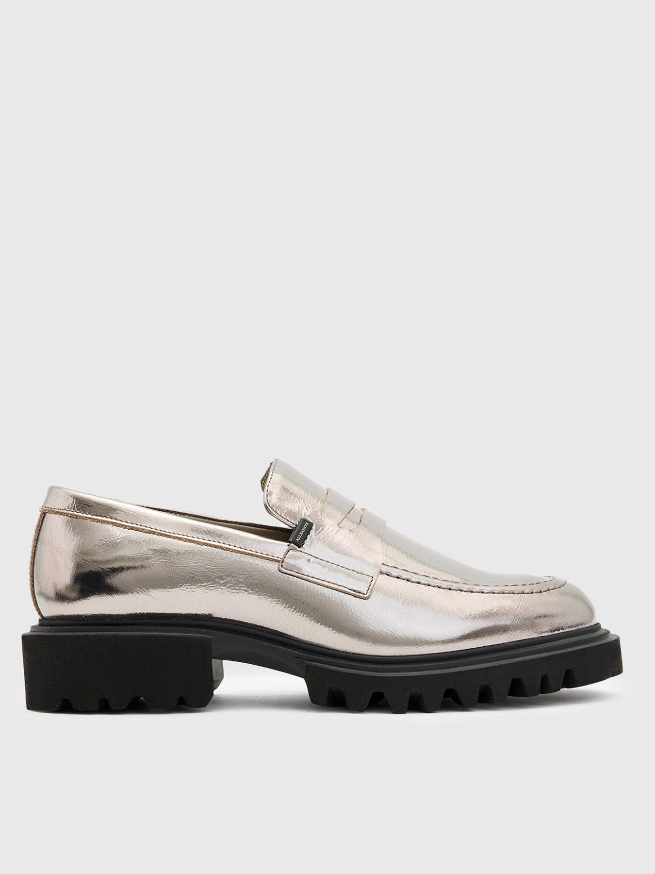 allsaints-lola-metallic-loafer-grey