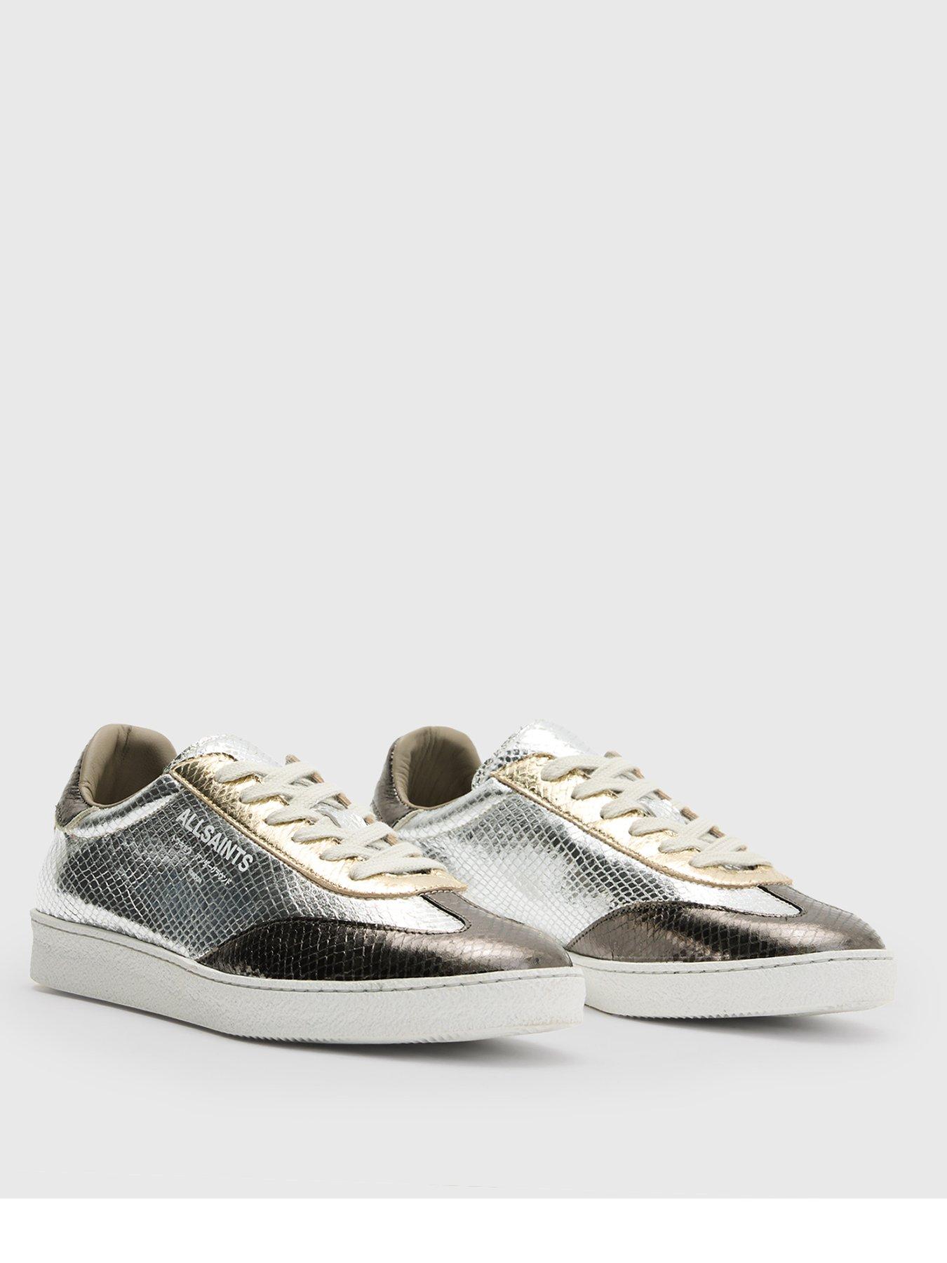 allsaints-thelma-metallic-sneakers-silverstillFront