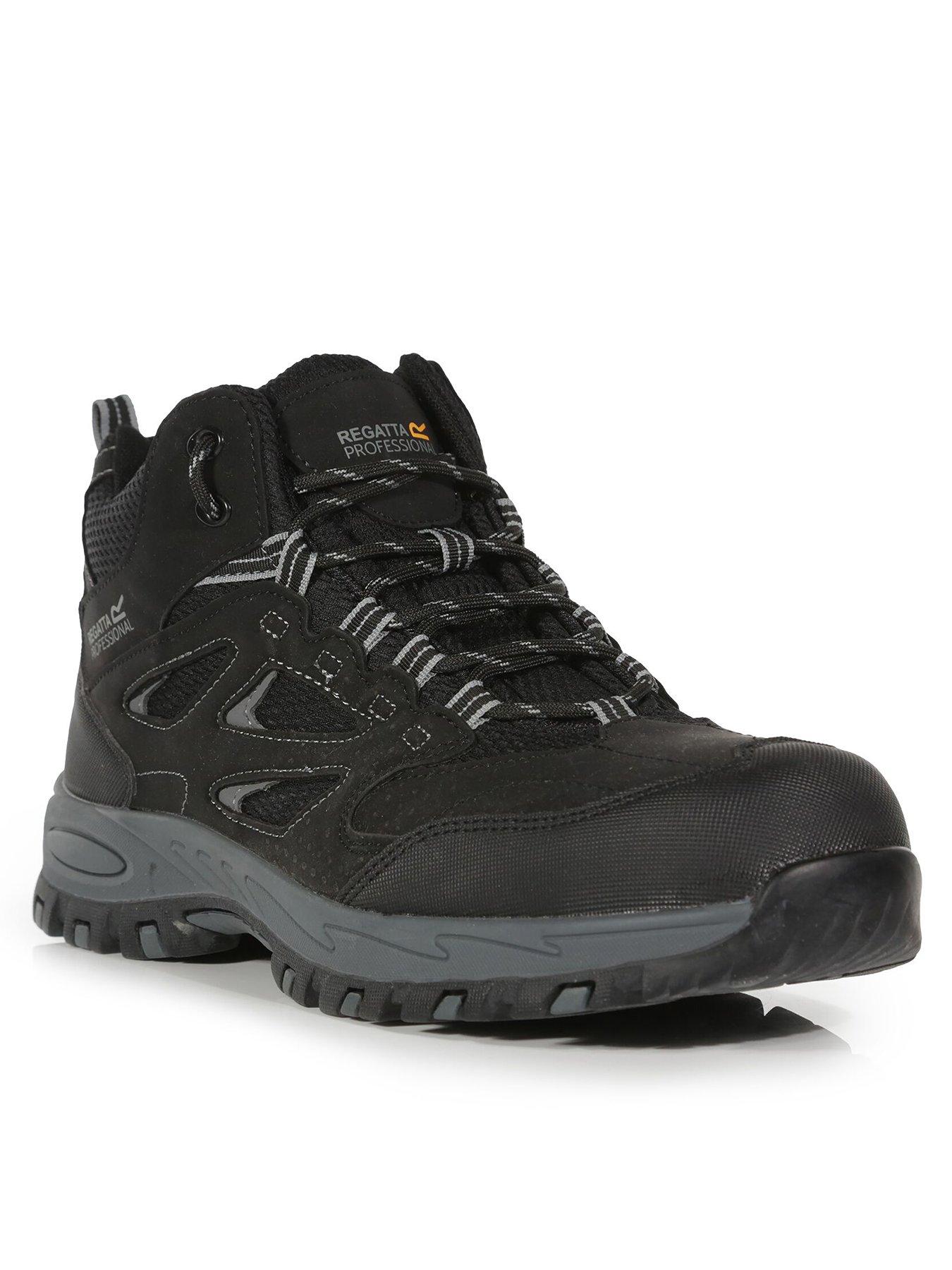 Image 3 of 6 of Regatta Mens Professional Workwear Mudstone Safety Boots -black/granit