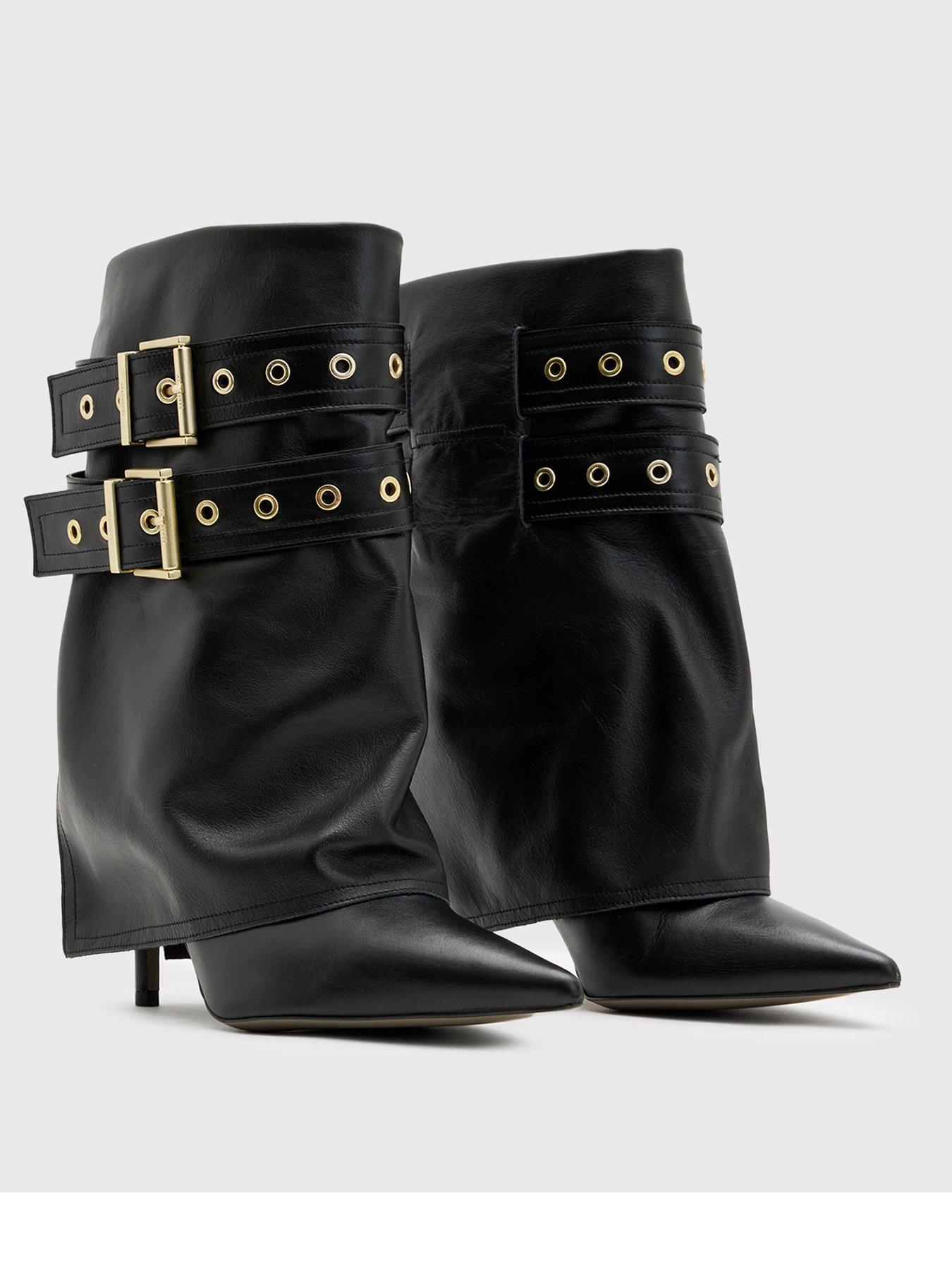 allsaints-dua-fold-over-buckle-leather-boots-black