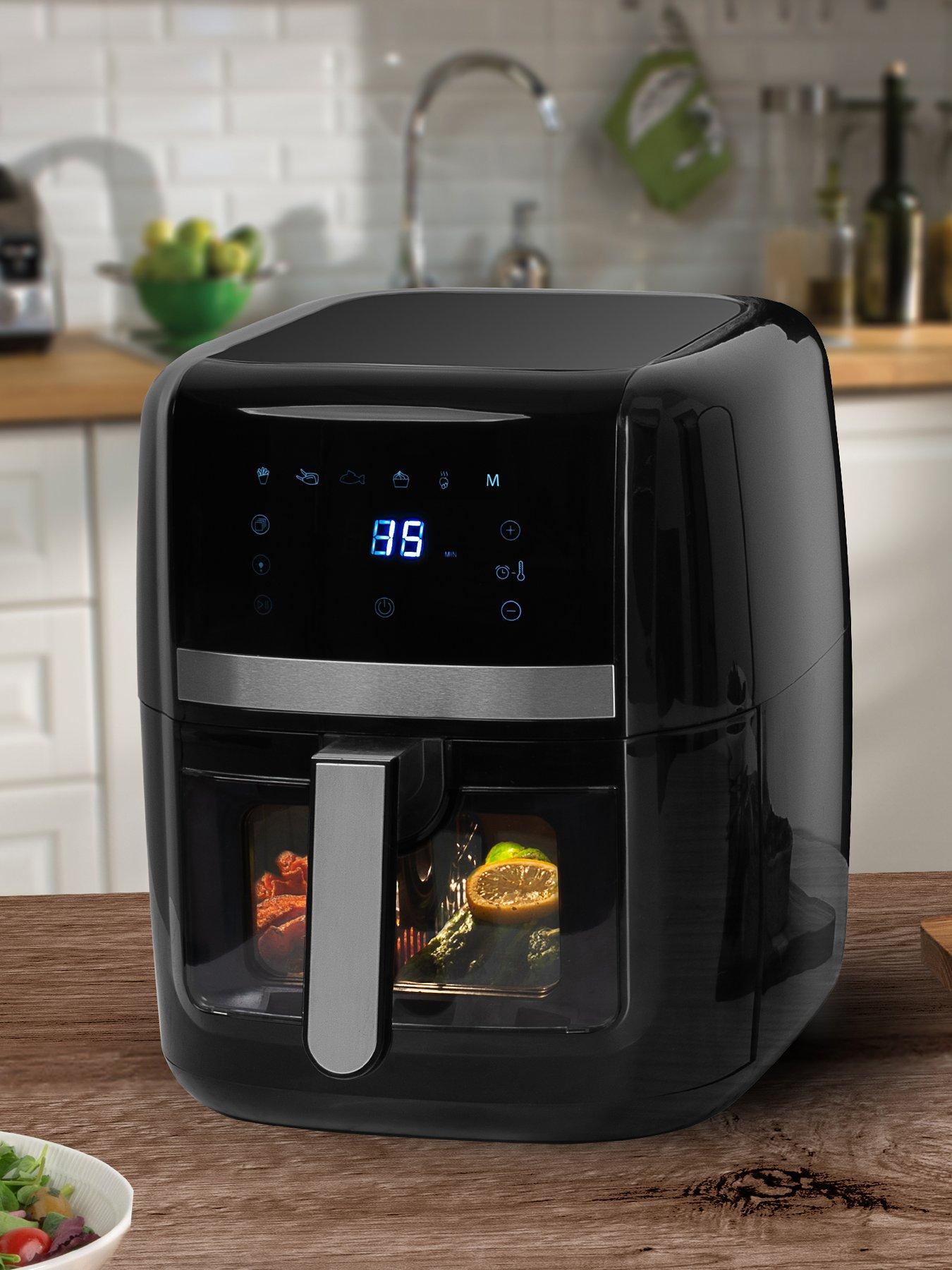 daewoo-8l-air-fryer-with-window-dividerstillFront