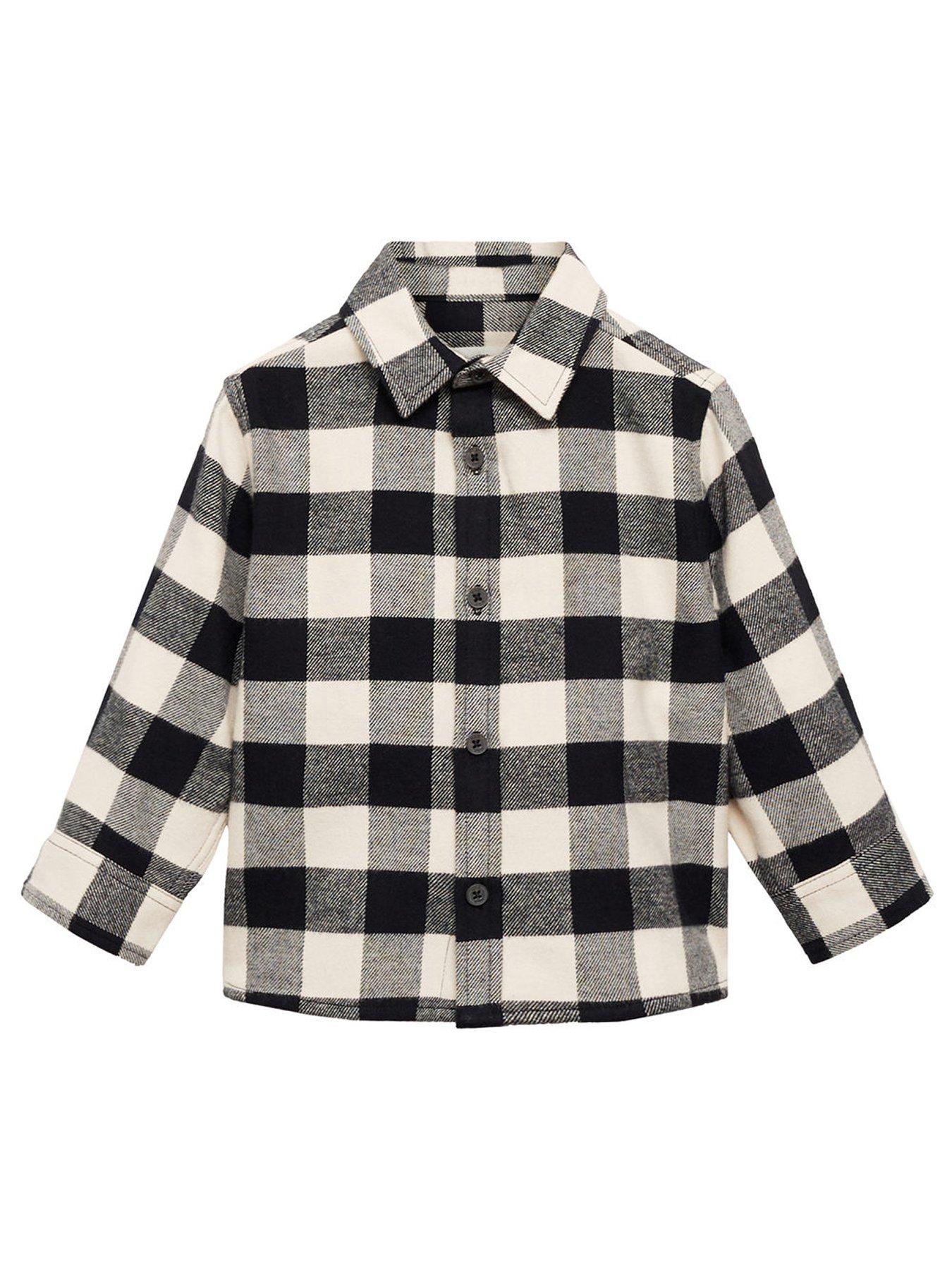 mango-younger-boys-flannel-check-long-sleeve-shirt-black