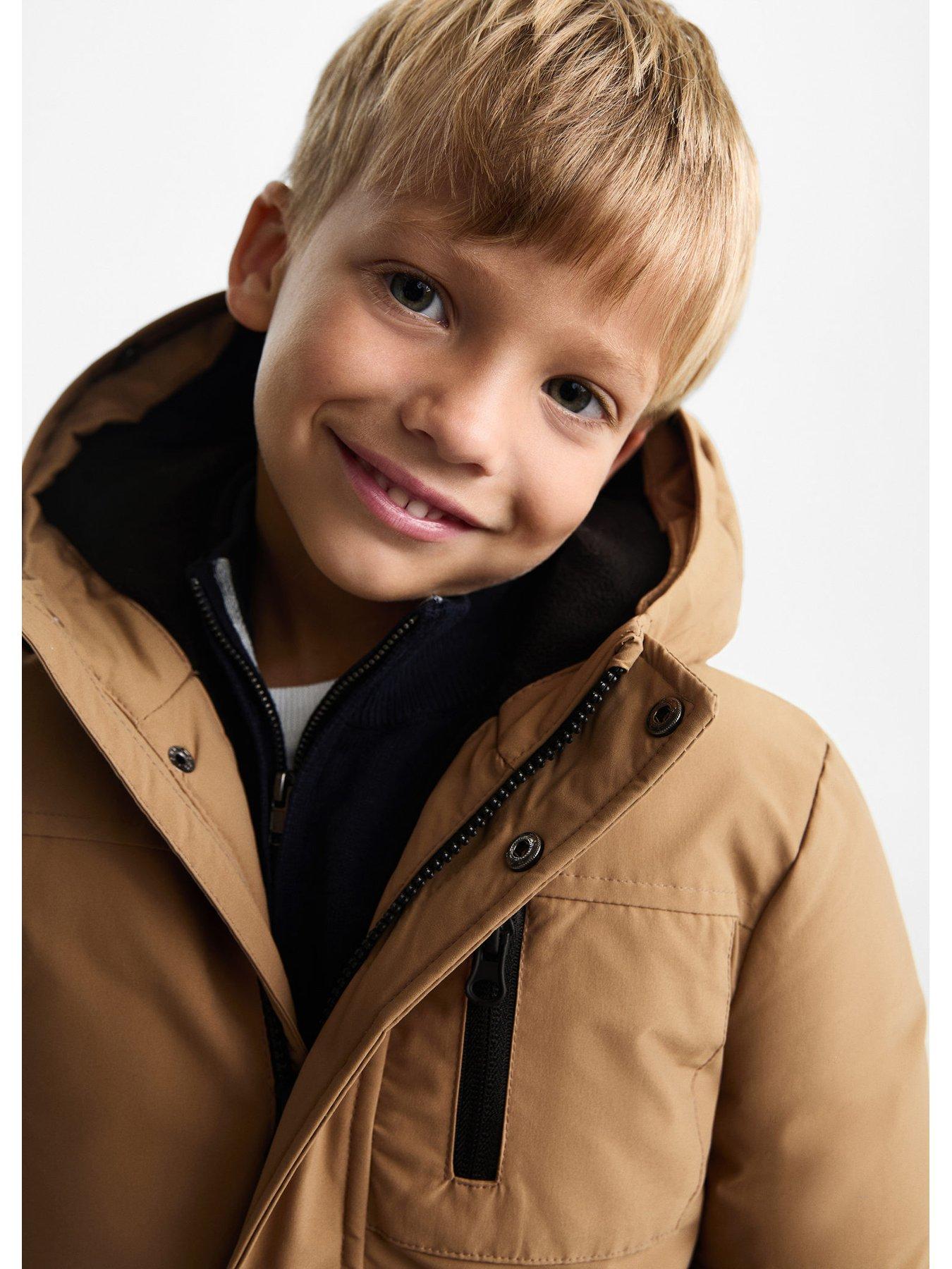 mango-younger-boys-faux-fur-trim-padded-coat-brownoutfit