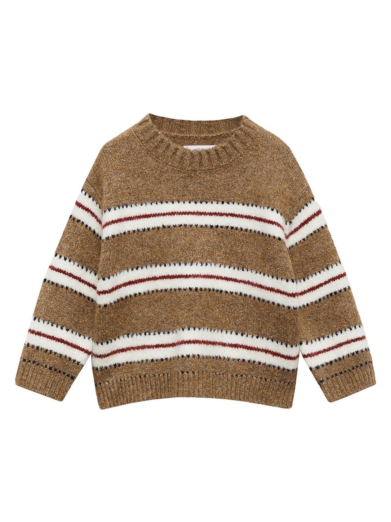 mango-younger-boys-striped-knitted-jumper-brown