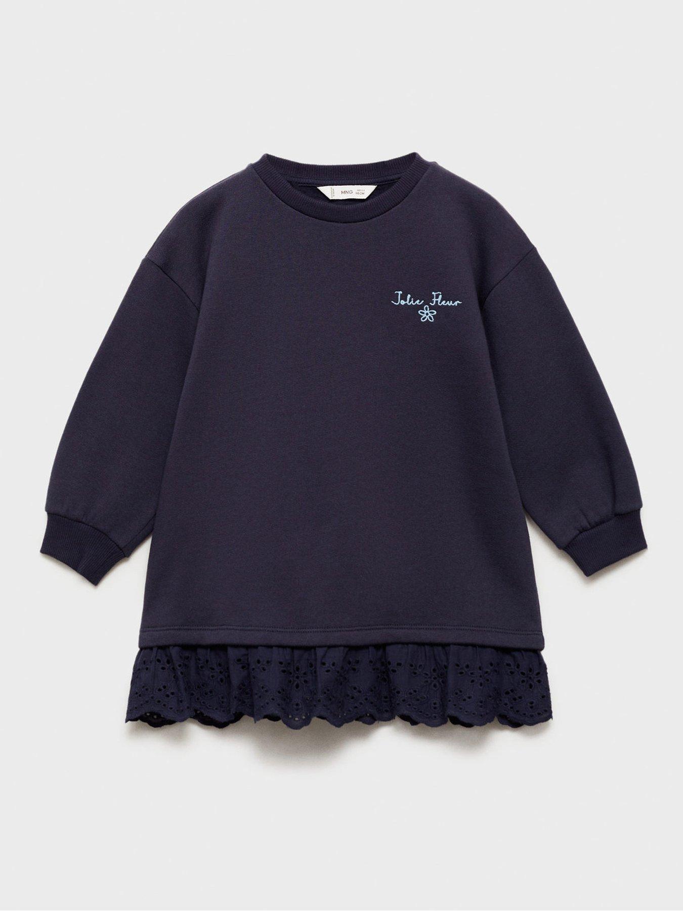 mango-younger-girls-frill-hem-sweat-dress-navyoutfit