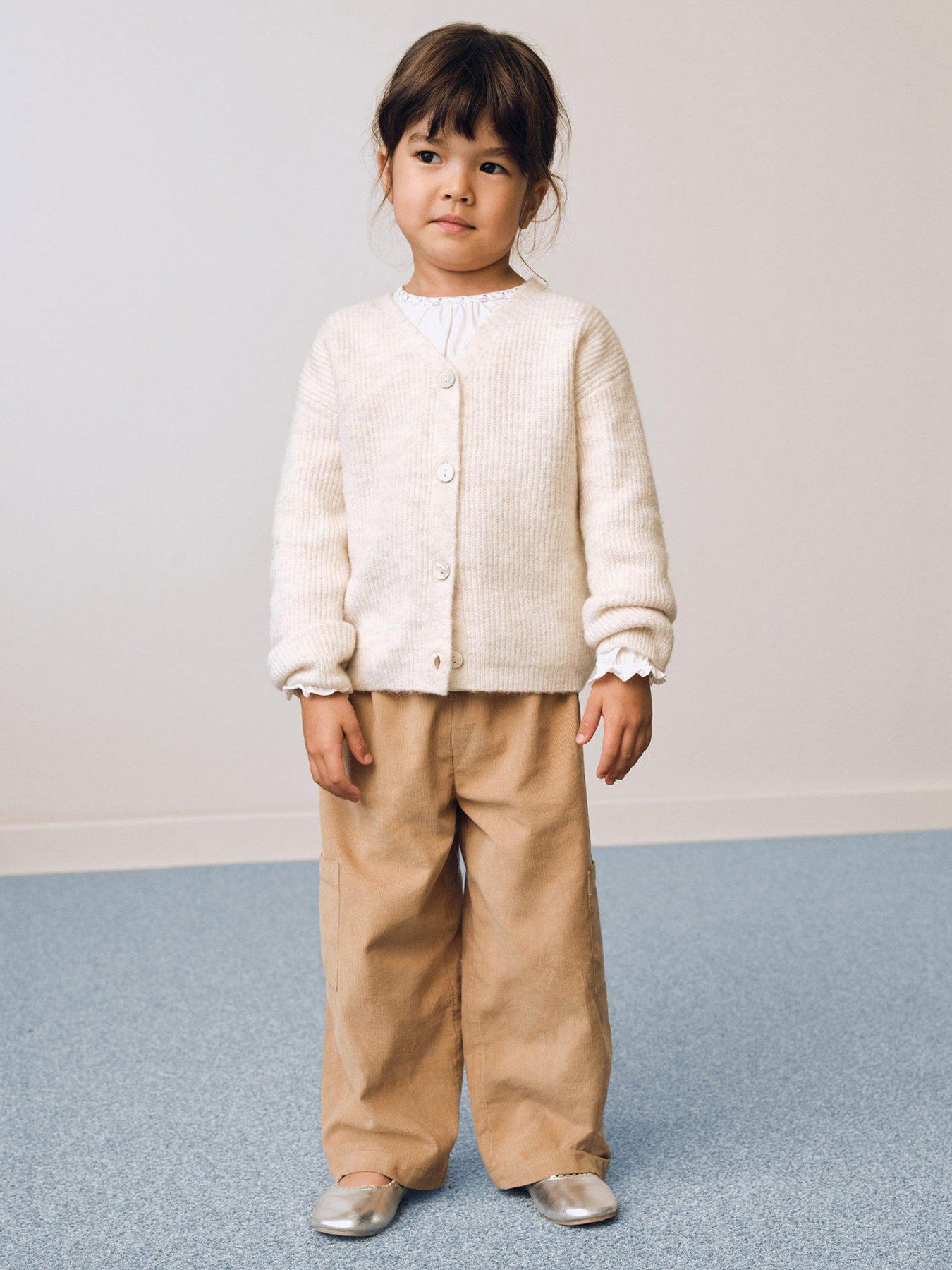 mango-younger-girls-cord-wide-leg-trousers-brown