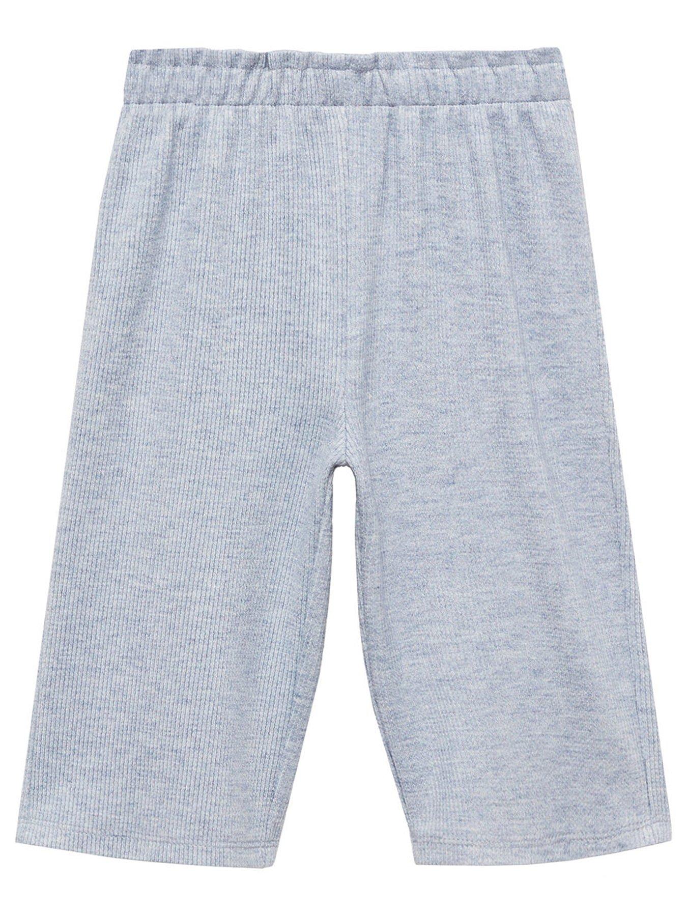 mango-younger-girls-knitted-wide-leg-trousers-light-blue