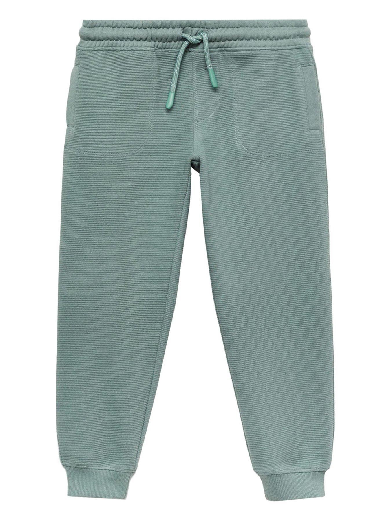 mango-younger-boys-textured-joggers-green