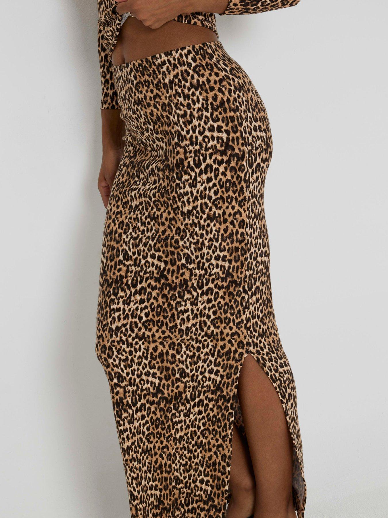 river-island-leopard-pencil-skirt-brownoutfit