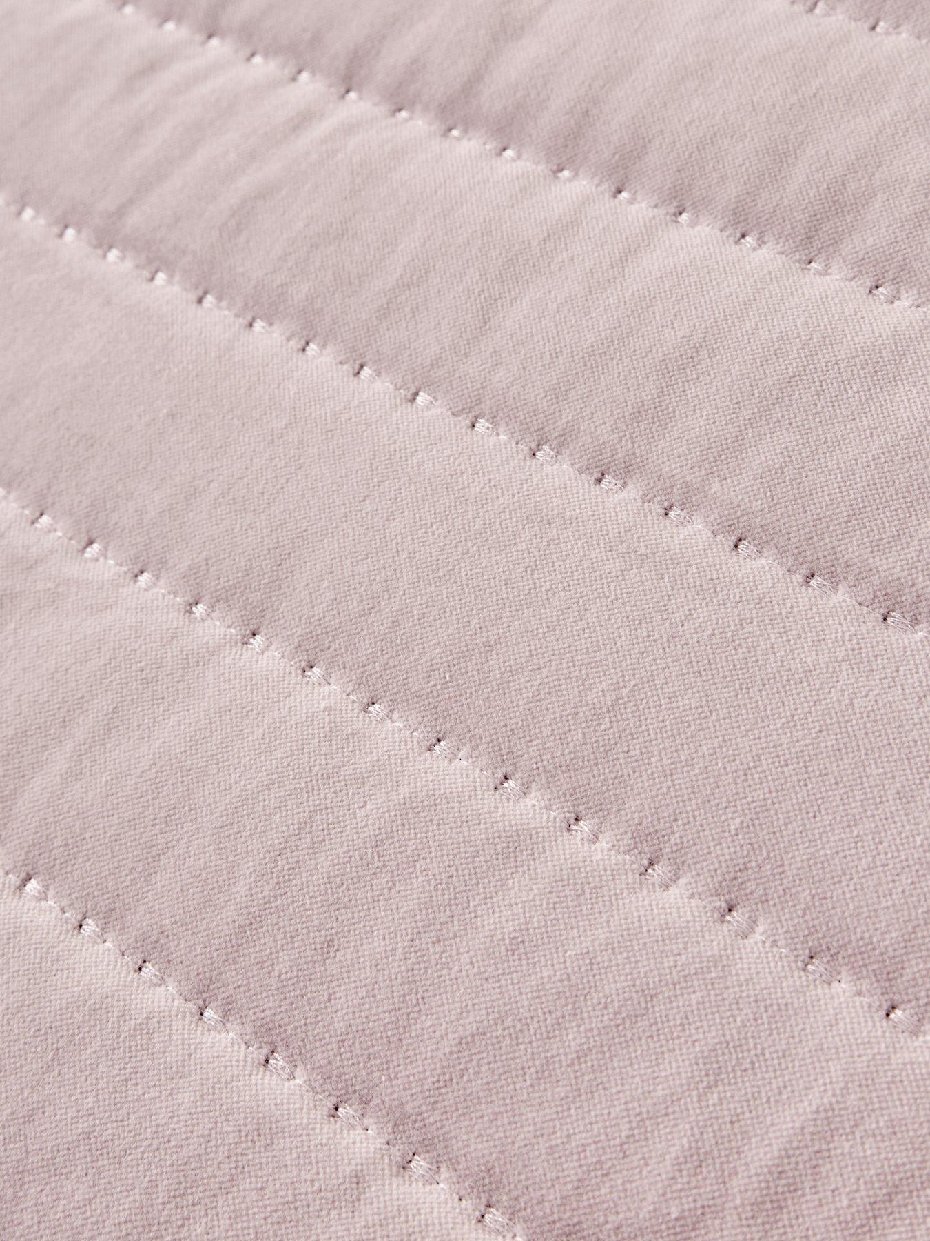Image 3 of 3 of The Very Collection Cotton Velvet Stitch Embroidered Bedspread Throw