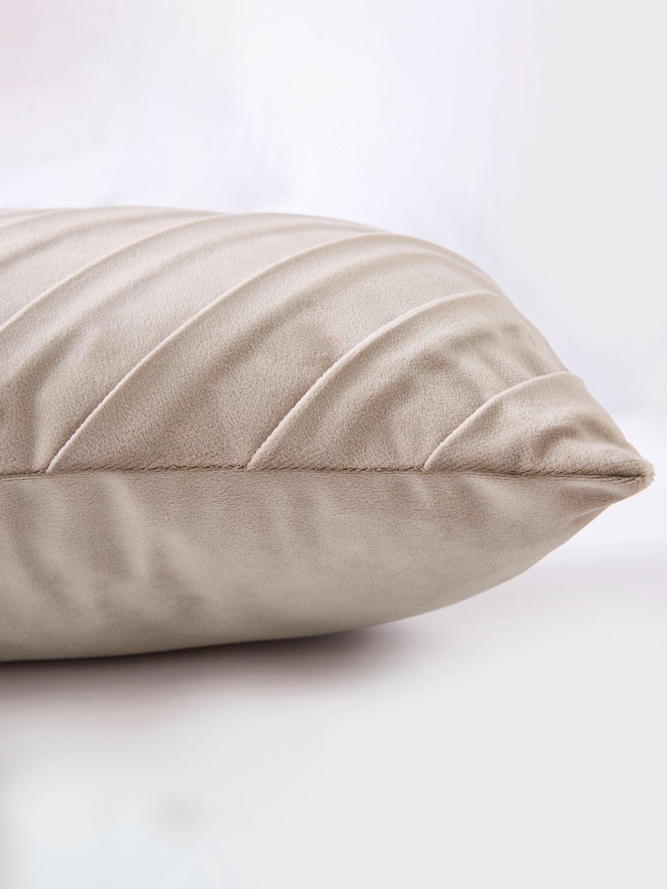 Image 5 of 5 of Very Home Luxe Velvet Pleated Cushion