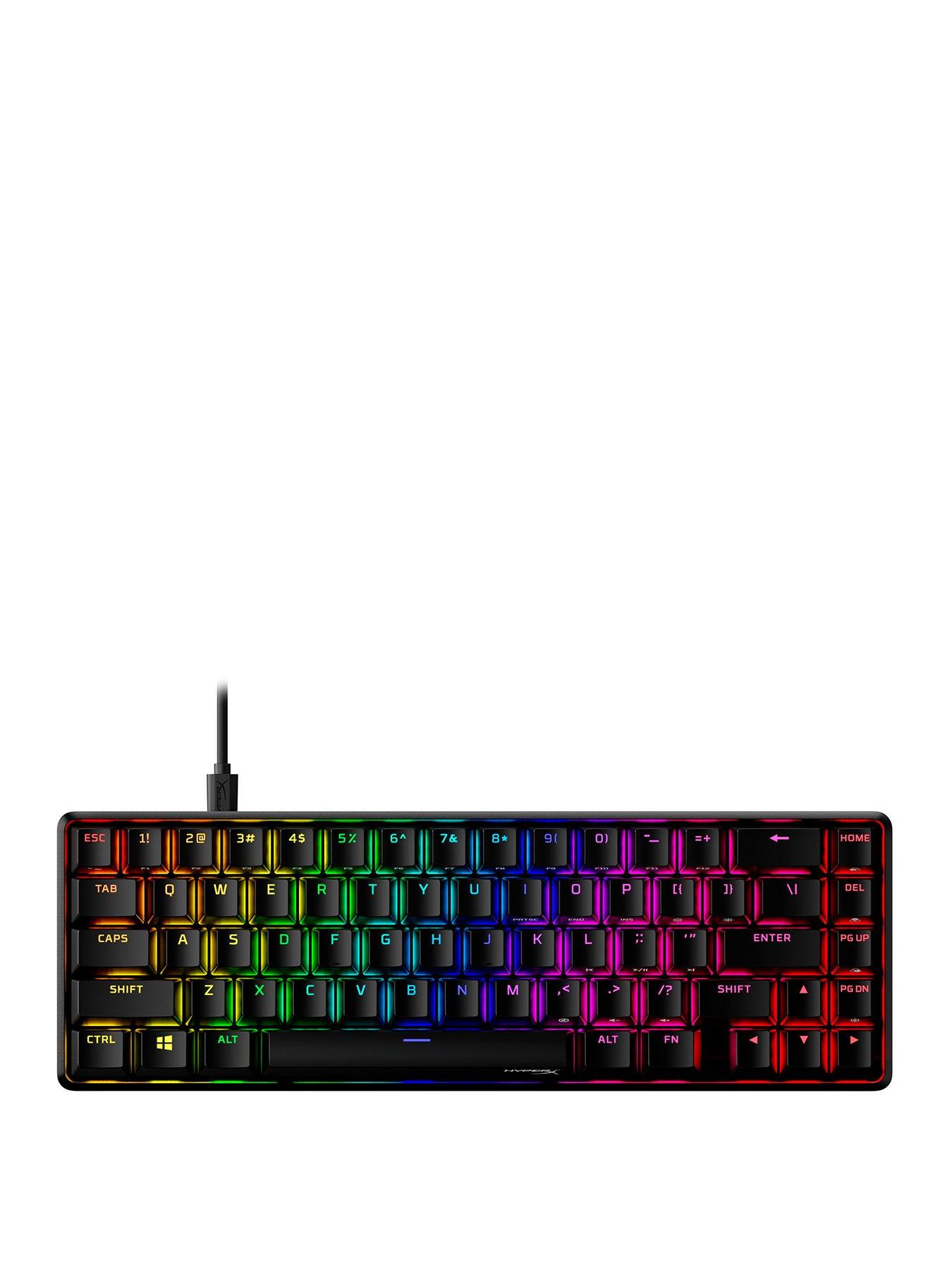 Image 1 of 8 of HYPERX Origins 65 RGB Mechanical Gaming Keyboard | Fully Programmable | 60% Form Factor | Red Switches - US Layout