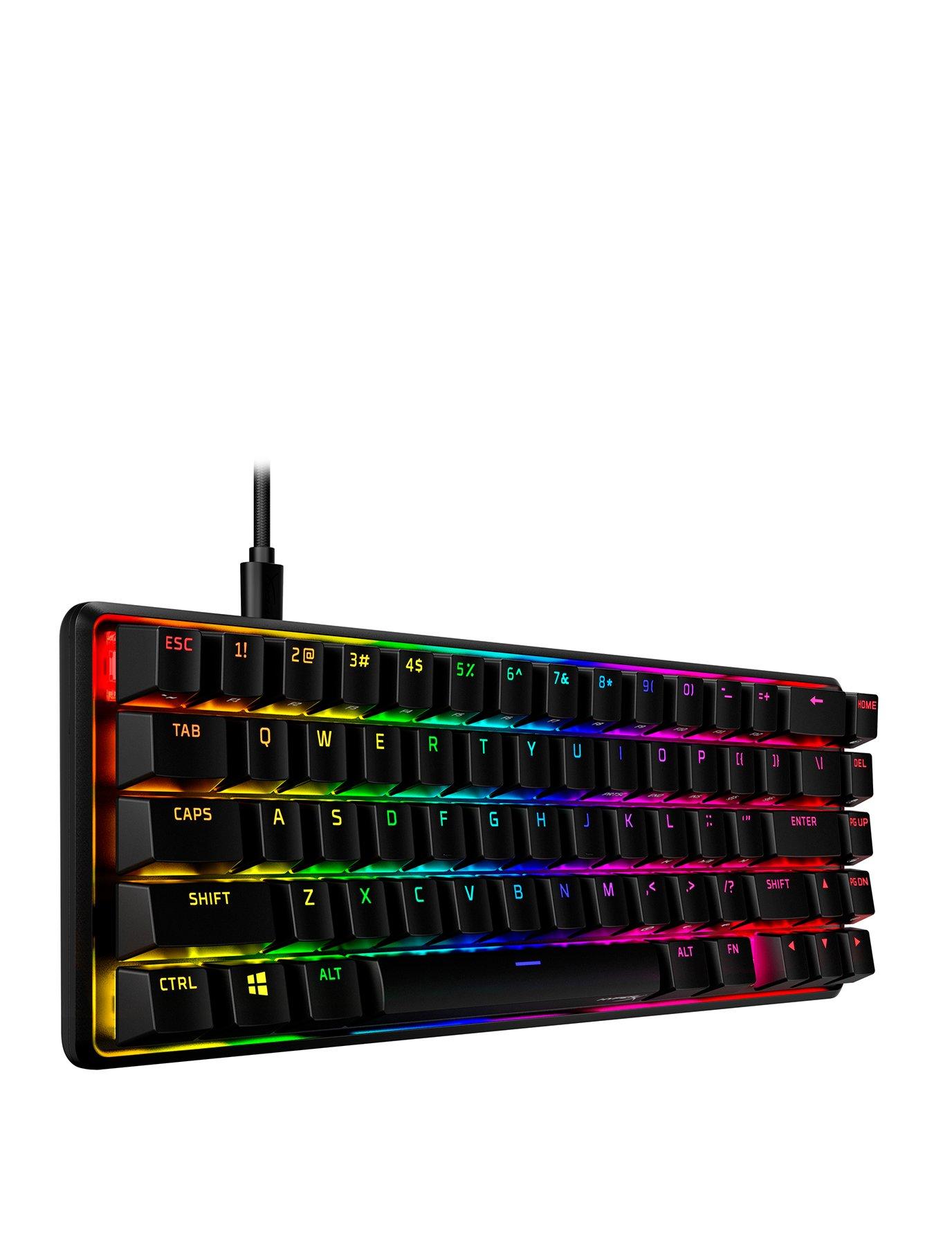 Image 2 of 8 of HYPERX Origins 65 RGB Mechanical Gaming Keyboard | Fully Programmable | 60% Form Factor | Red Switches - US Layout