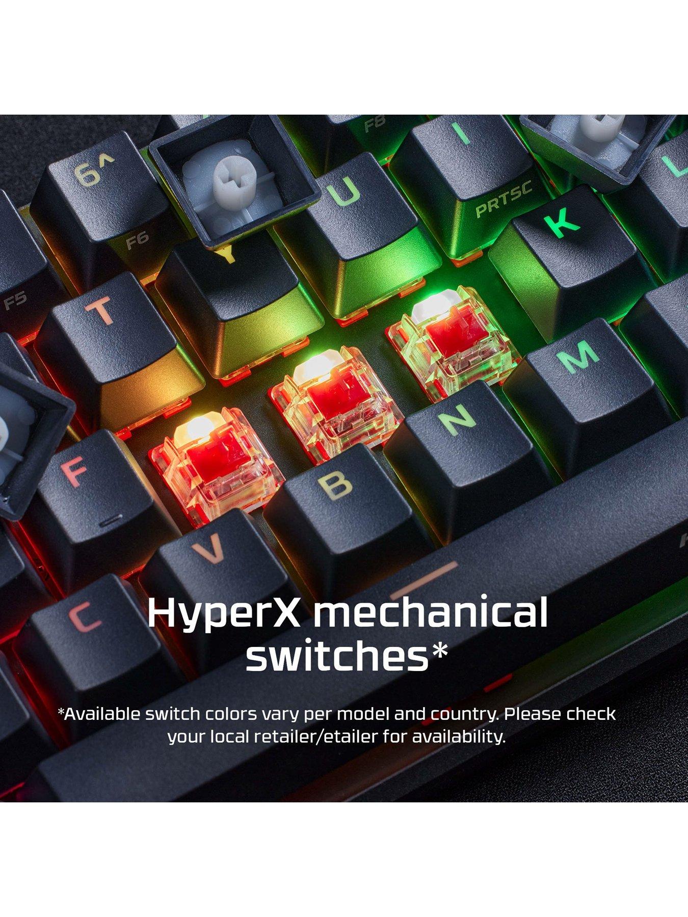 Image 4 of 8 of HYPERX Origins 65 RGB Mechanical Gaming Keyboard | Fully Programmable | 60% Form Factor | Red Switches - US Layout