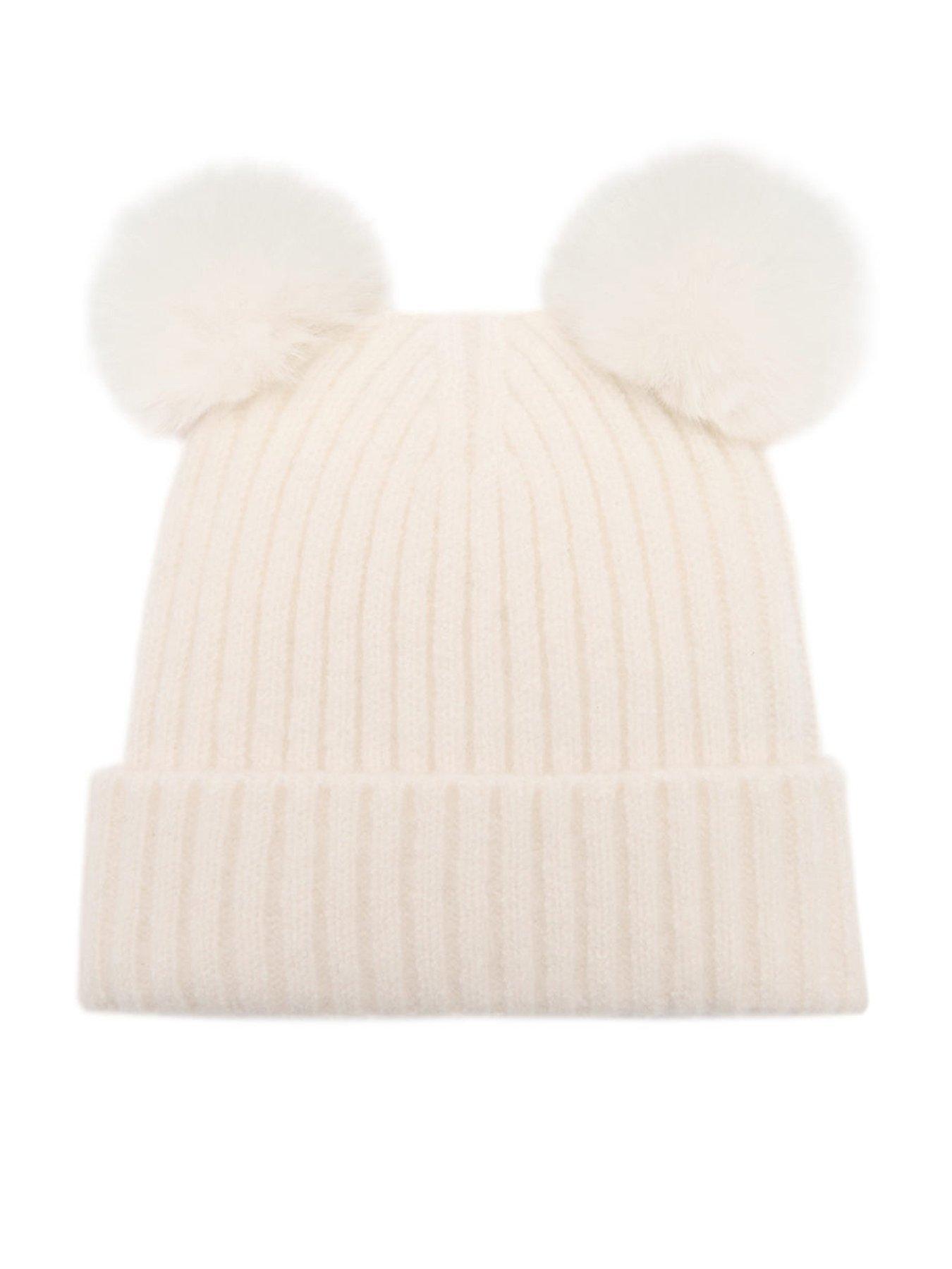 mango-younger-girls-double-pom-pom-knitted-hat-cream