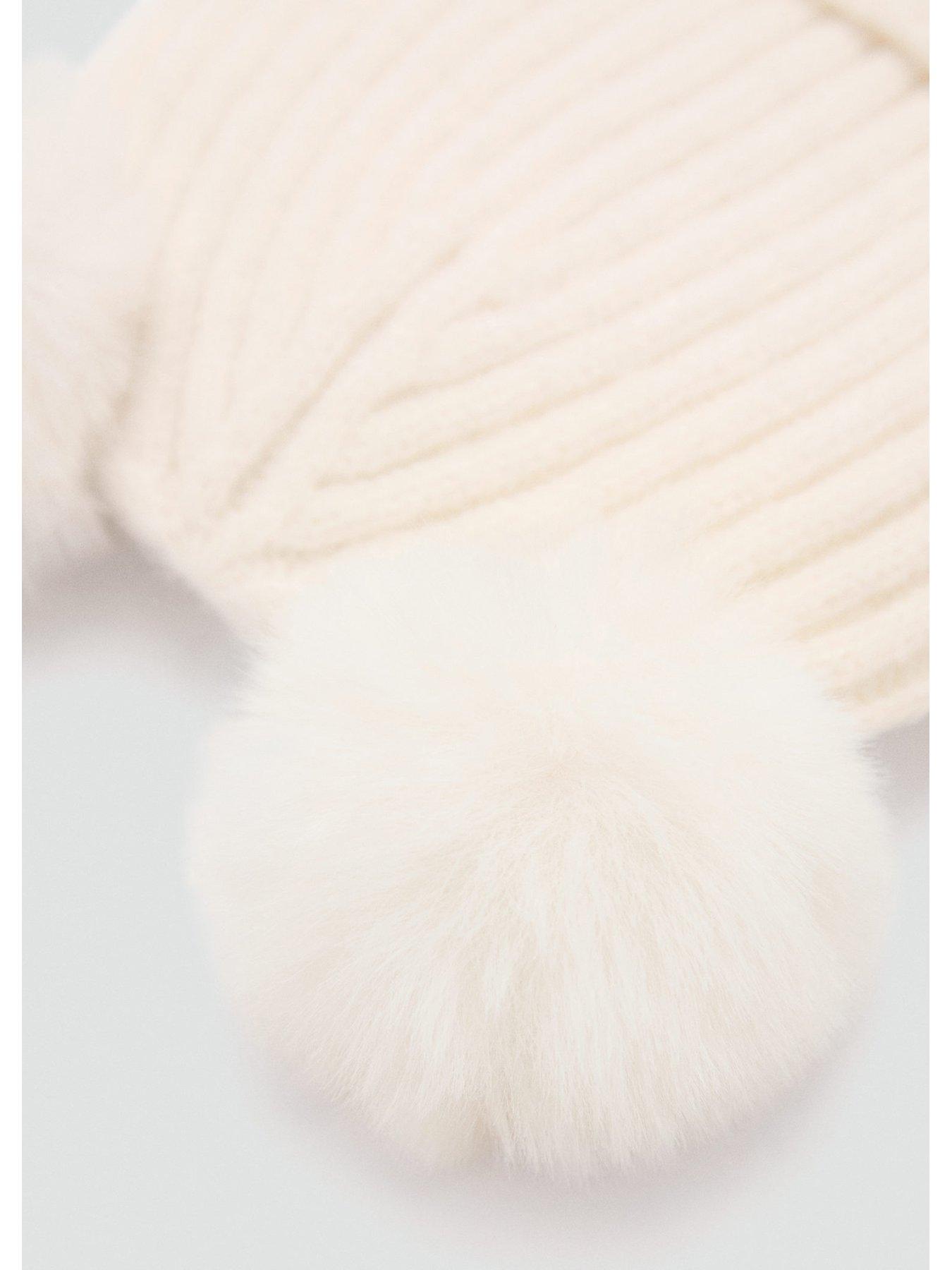 mango-younger-girls-double-pom-pom-knitted-hat-creamback