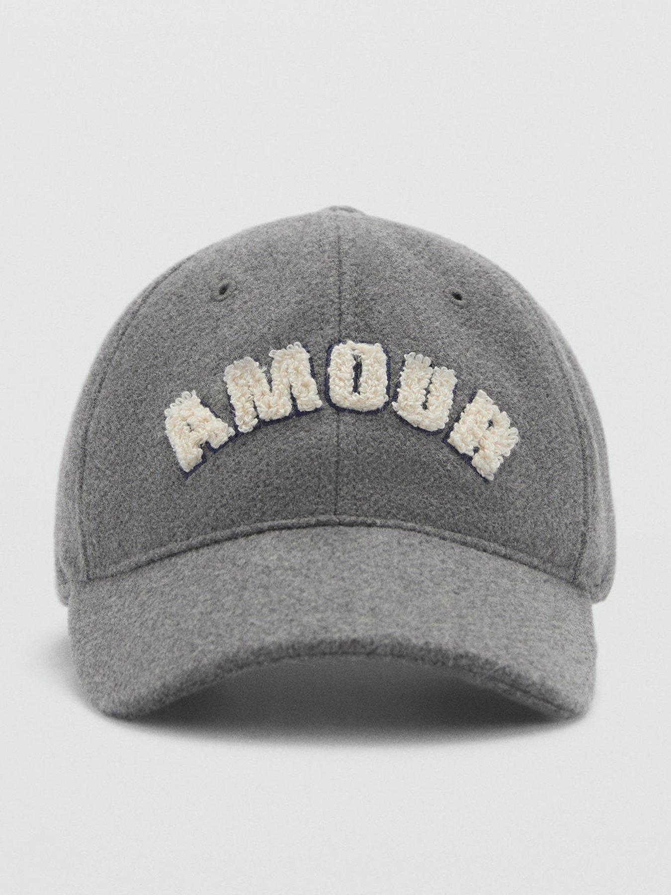 mango-girls-amour-baseball-cap-grey