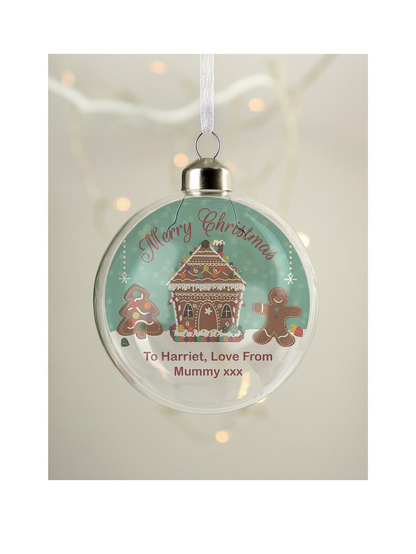 the-personalised-memento-company-personalised-gingerbread-house-christmas-glass-bauble