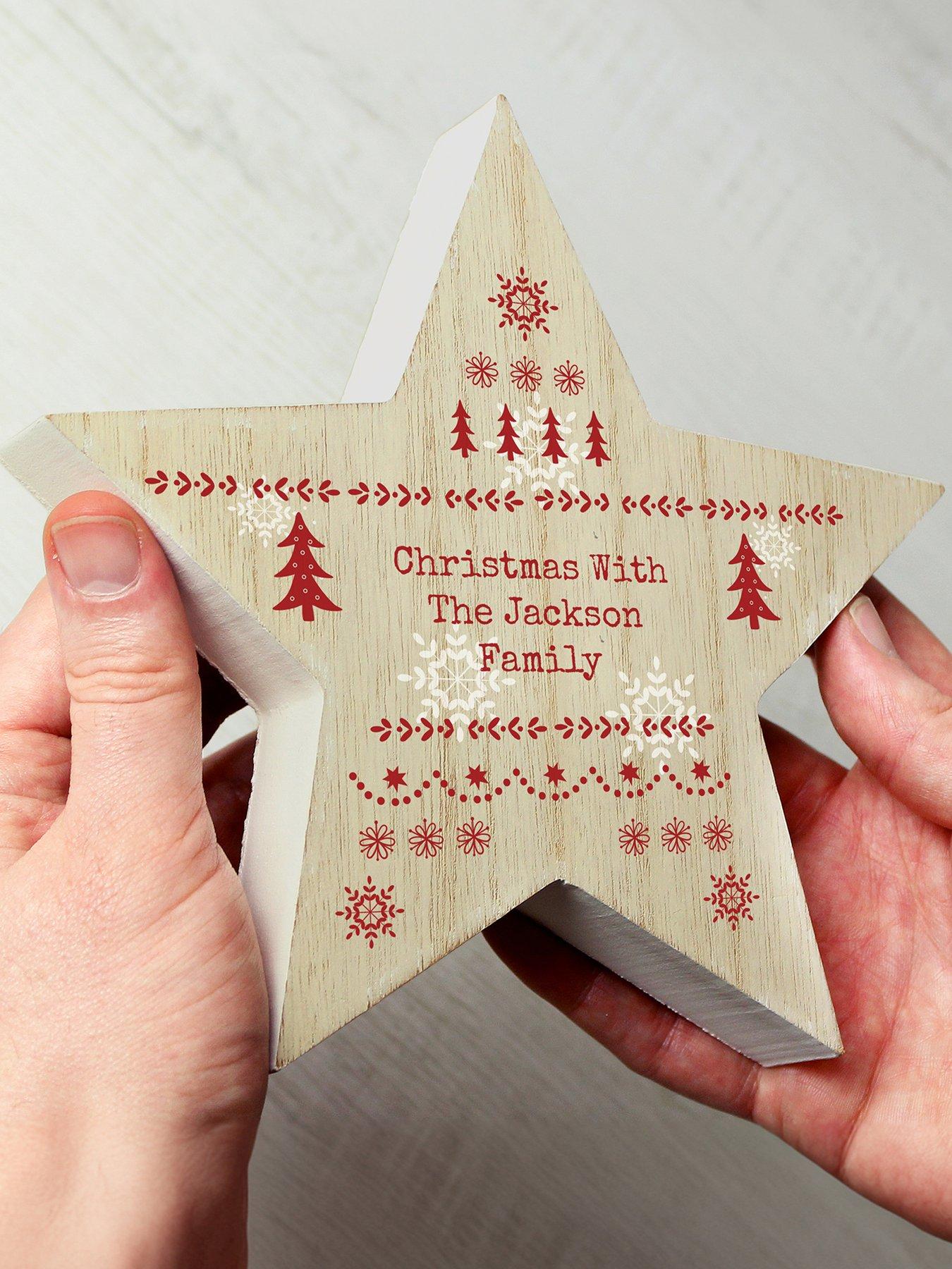 the-personalised-memento-company-personalised-christmas-fair-isle-wooden-star-ornamentstillFront