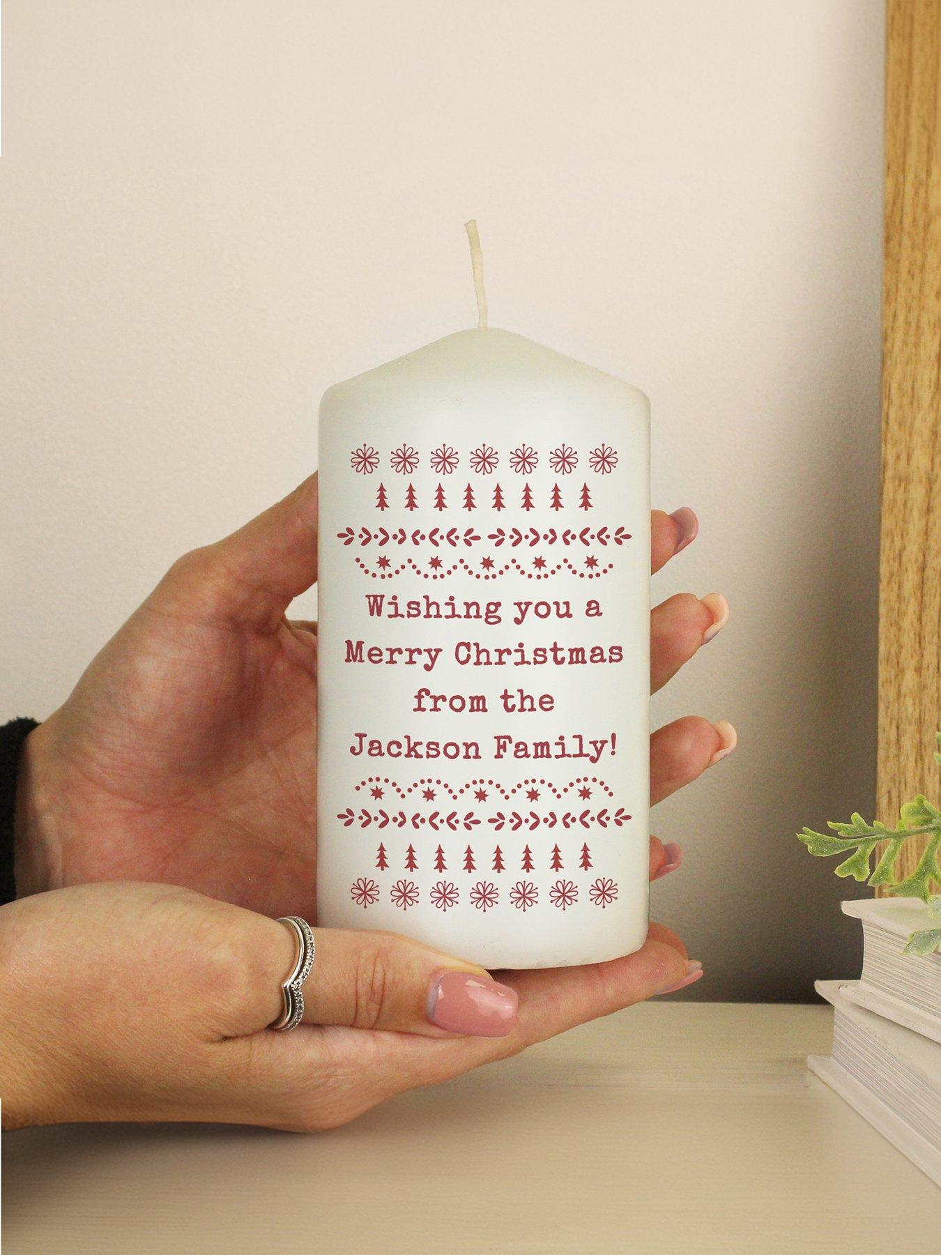 the-personalised-memento-company-personalised-christmas-fair-isle-pillar-candlestillFront