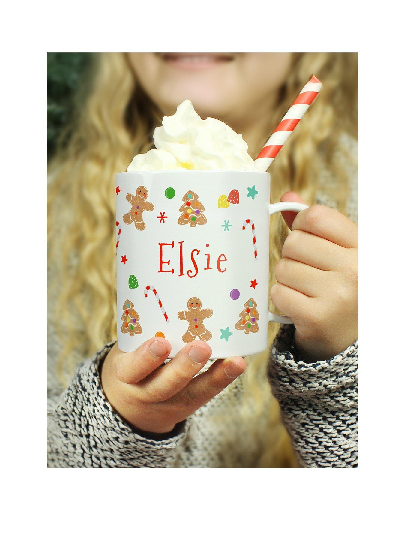 the-personalised-memento-company-personalised-gingerbread-pattern-plastic-mug