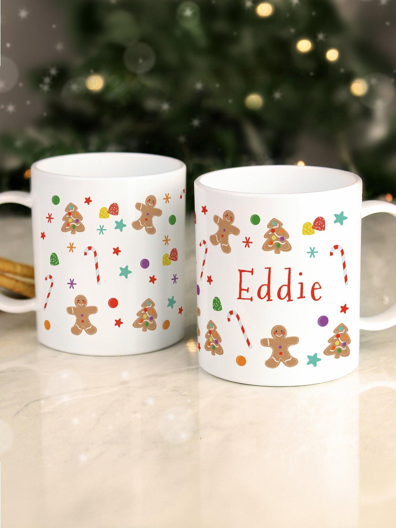 the-personalised-memento-company-personalised-gingerbread-pattern-plastic-mugstillFront