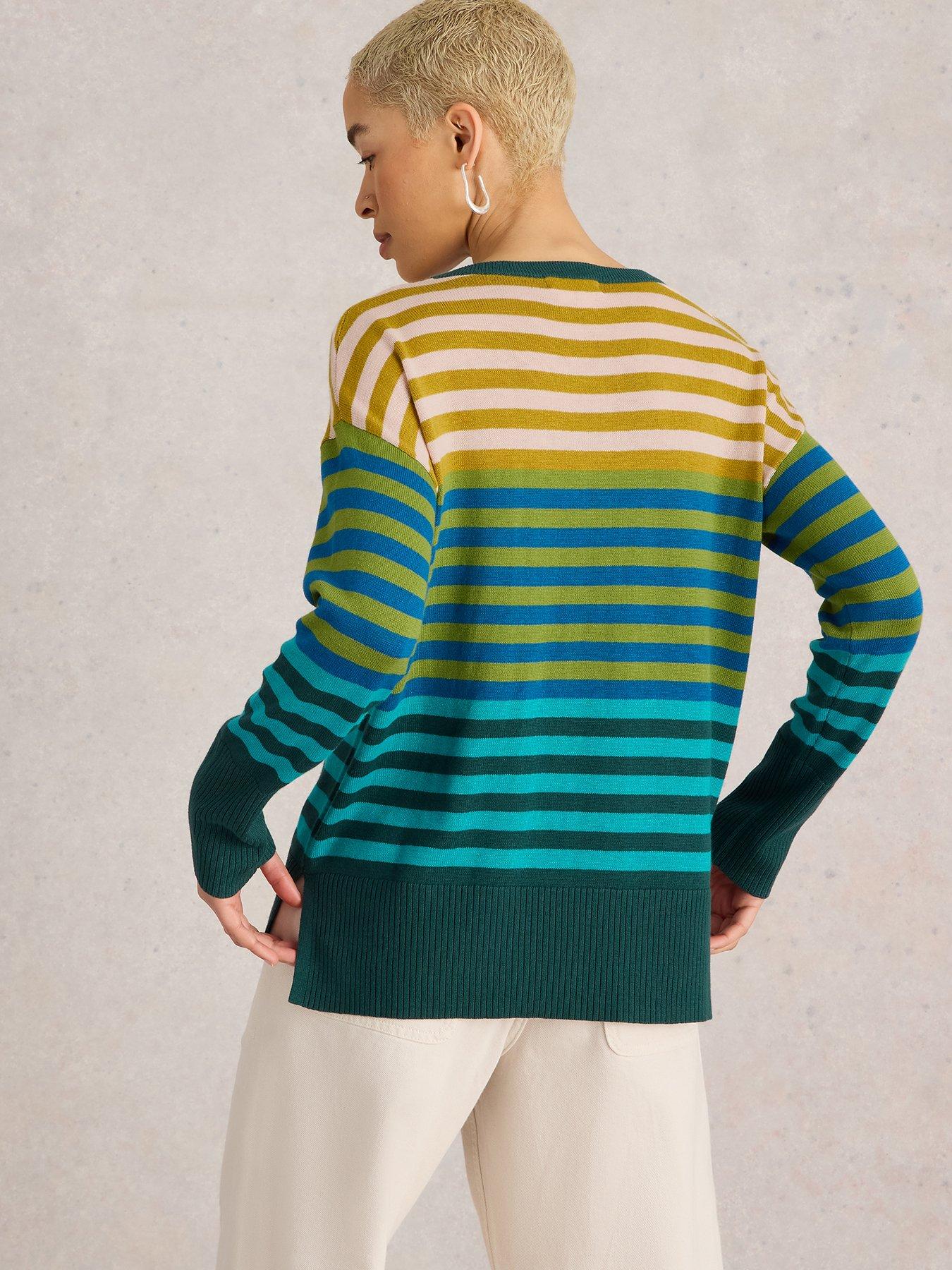 white-stuff-olive-stripe-jumper-greenstillFront