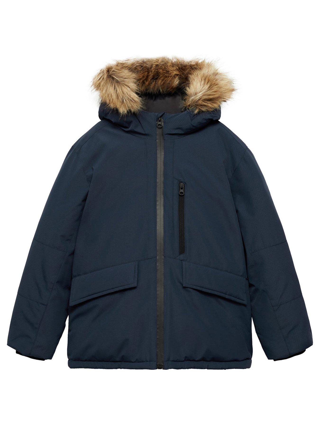 mango-boys-faux-fur-trim-coat-navy