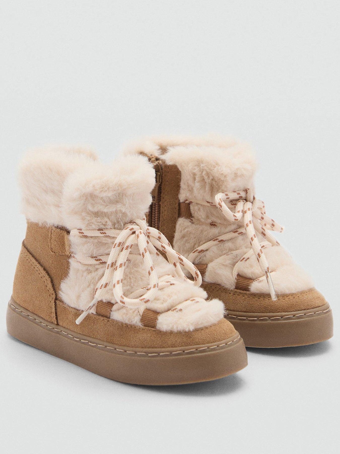 mango-younger-girls-faux-fur-suede-ankle-boots-brownstillFront