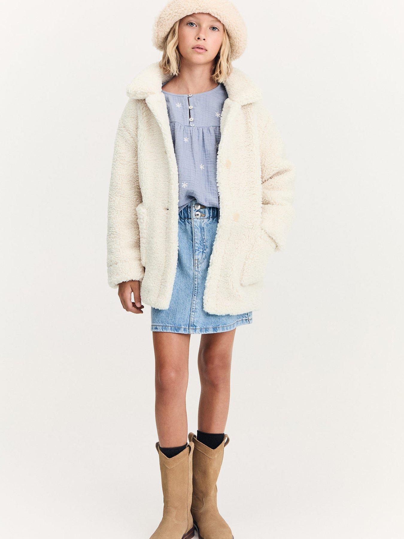 mango-girls-teddy-fleece-coat-cream