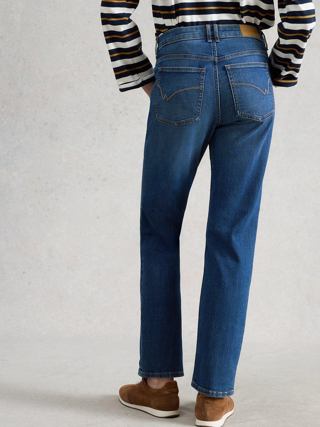 Image 2 of 5 of White Stuff Taylor Straight Jeans - Blue