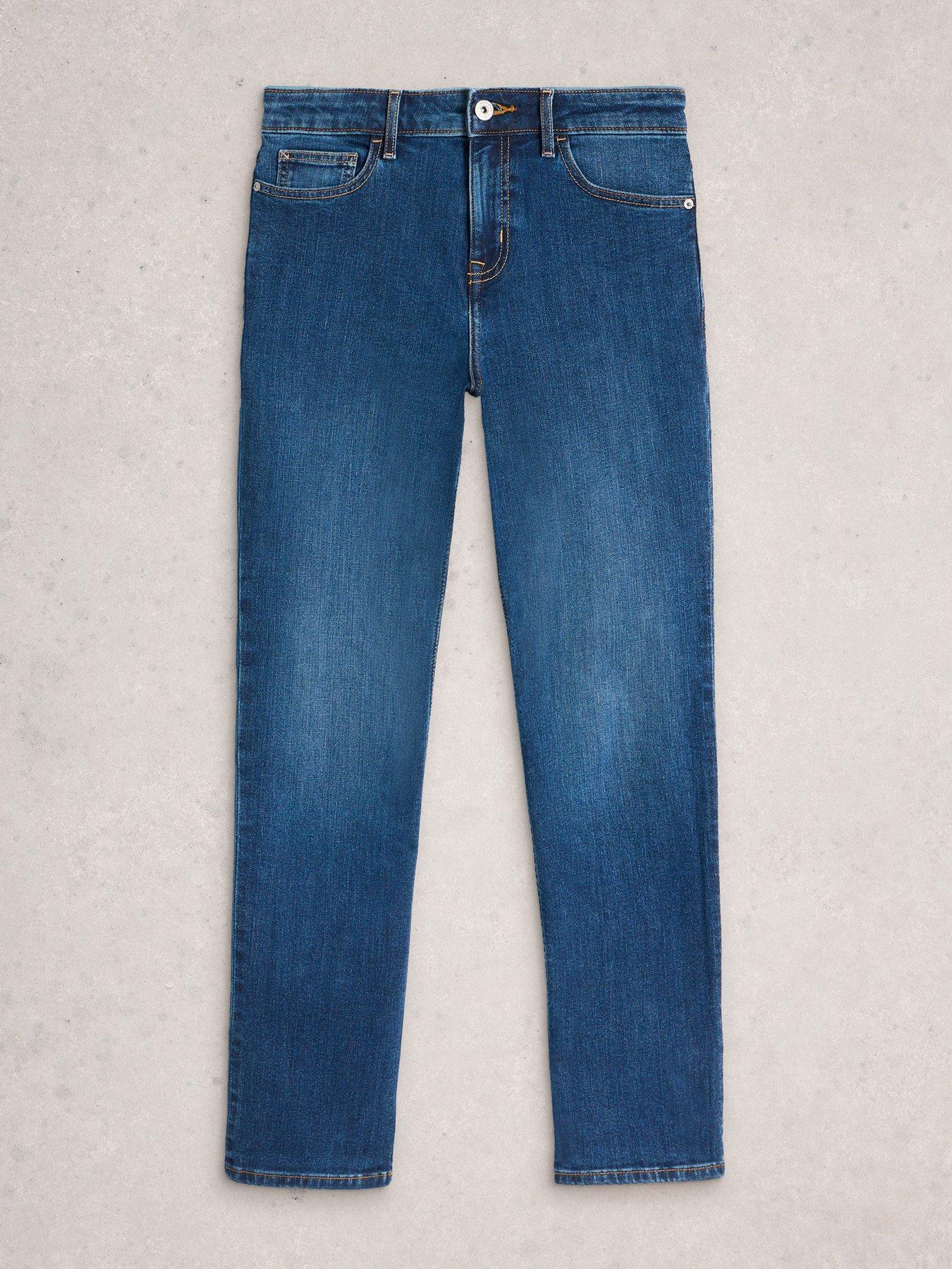 Image 5 of 5 of White Stuff Taylor Straight Jeans - Blue
