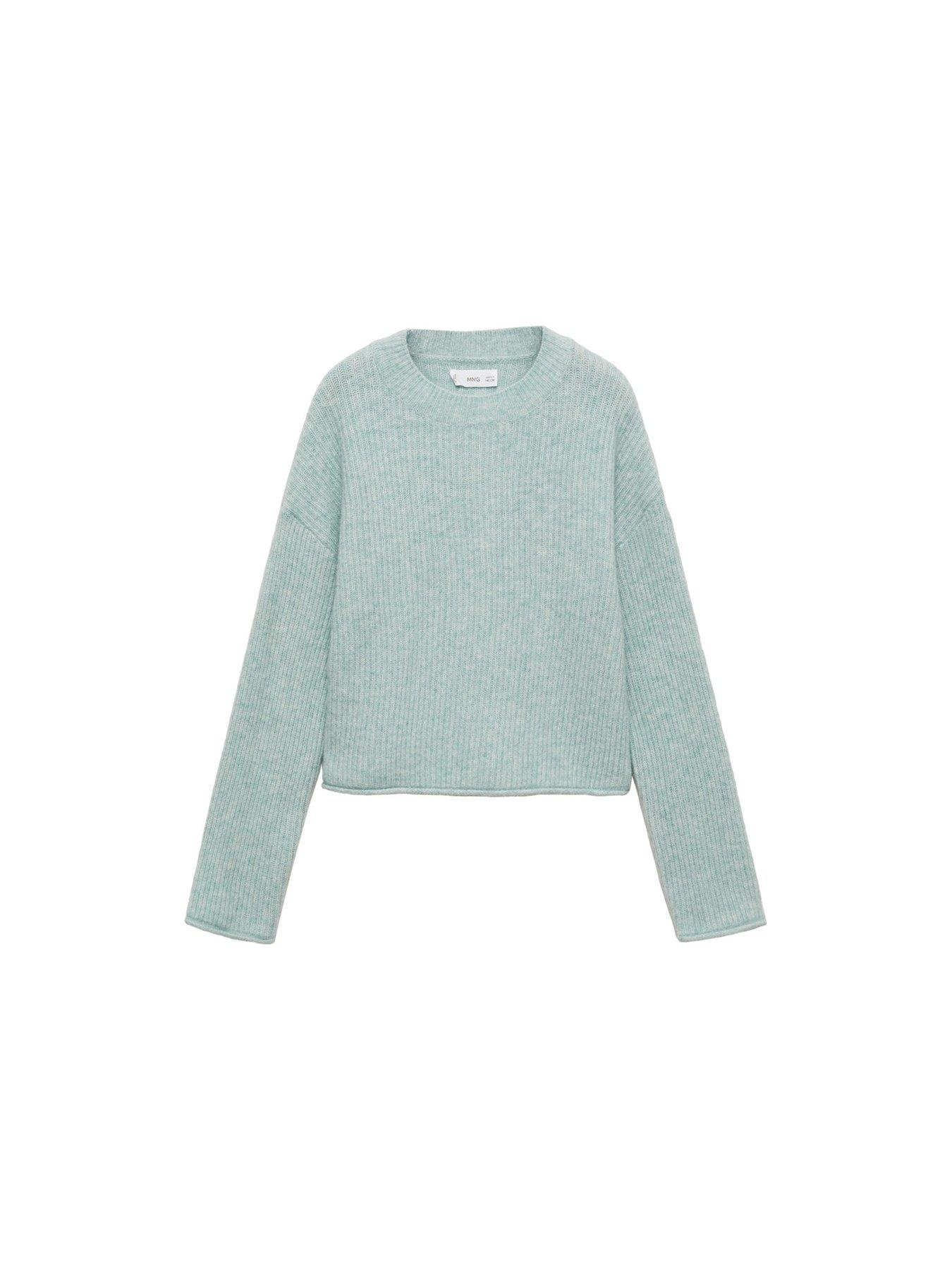 mango-girls-knitted-jumper-light-greenstillFront