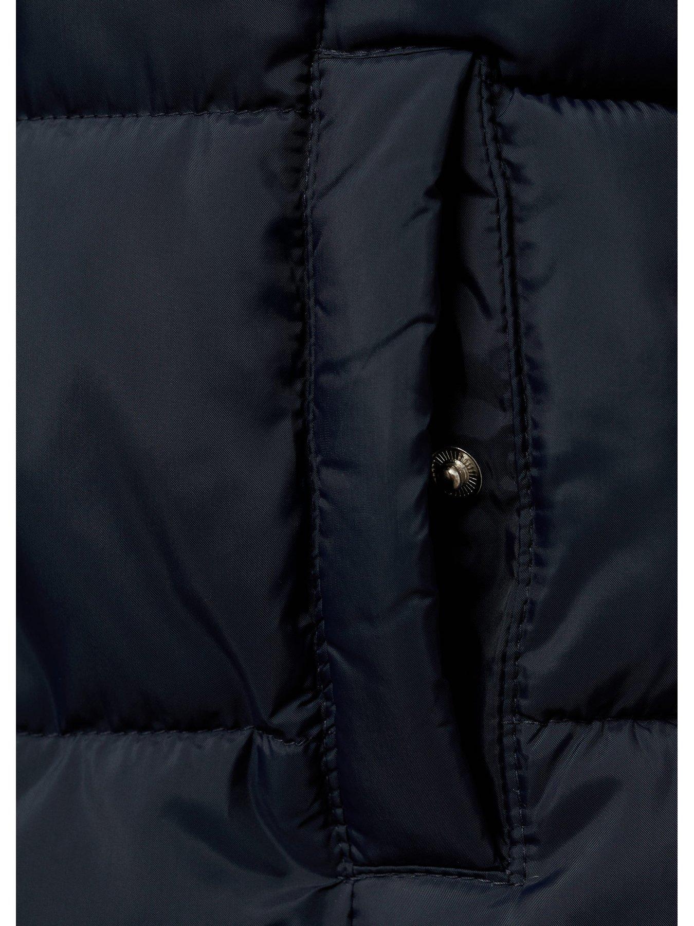 mango-girls-longline-padded-coat-navyoutfit