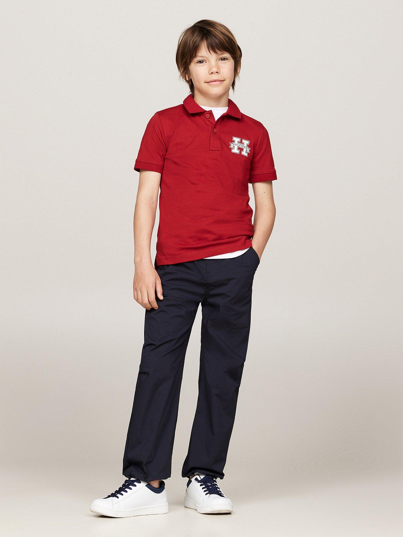 tommy-hilfiger-boys-tommy-hilfiger-h-short-sleeve-polo-shirt-redstillFront