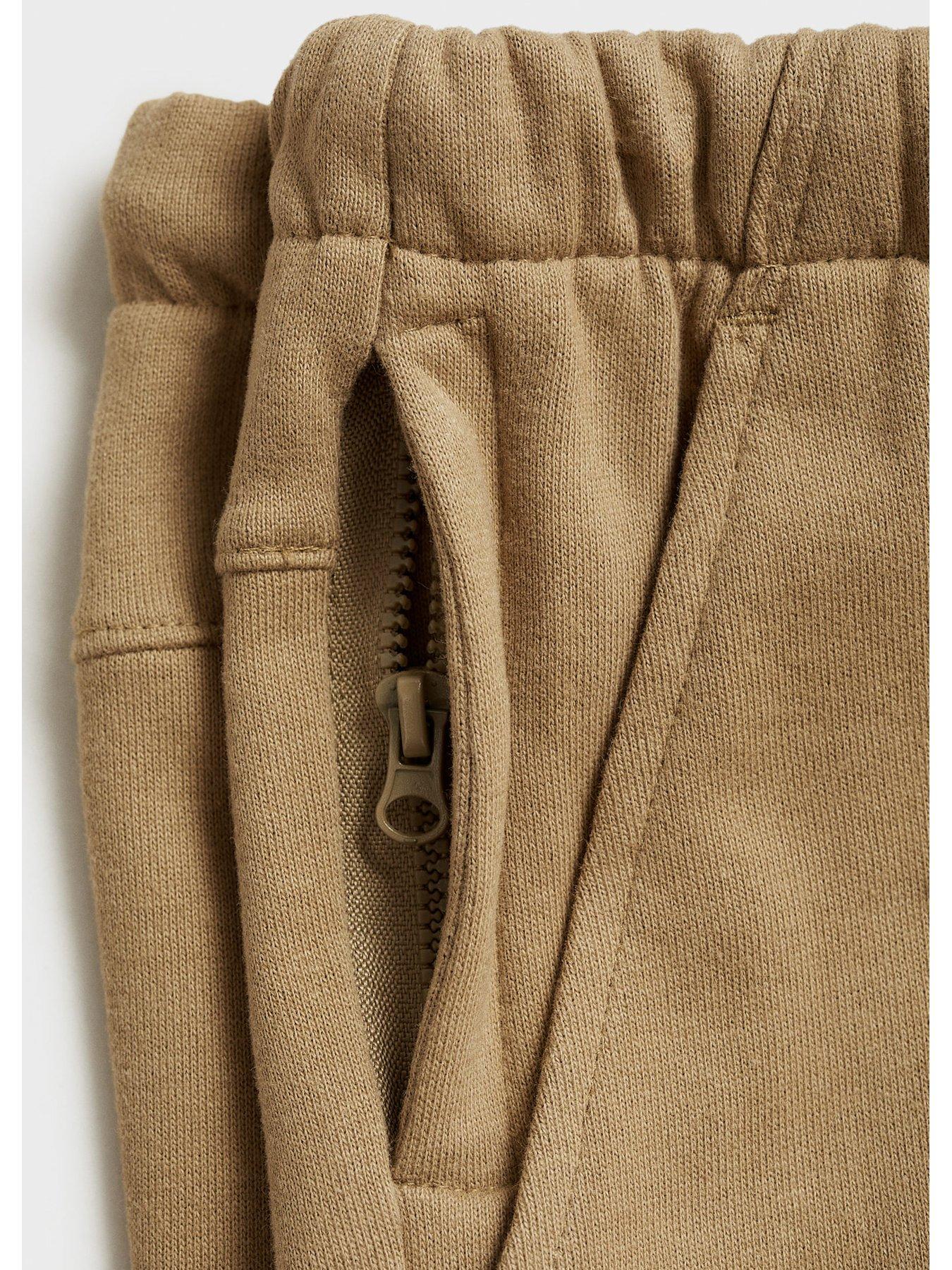 mango-boys-side-pocket-joggers-brownoutfit