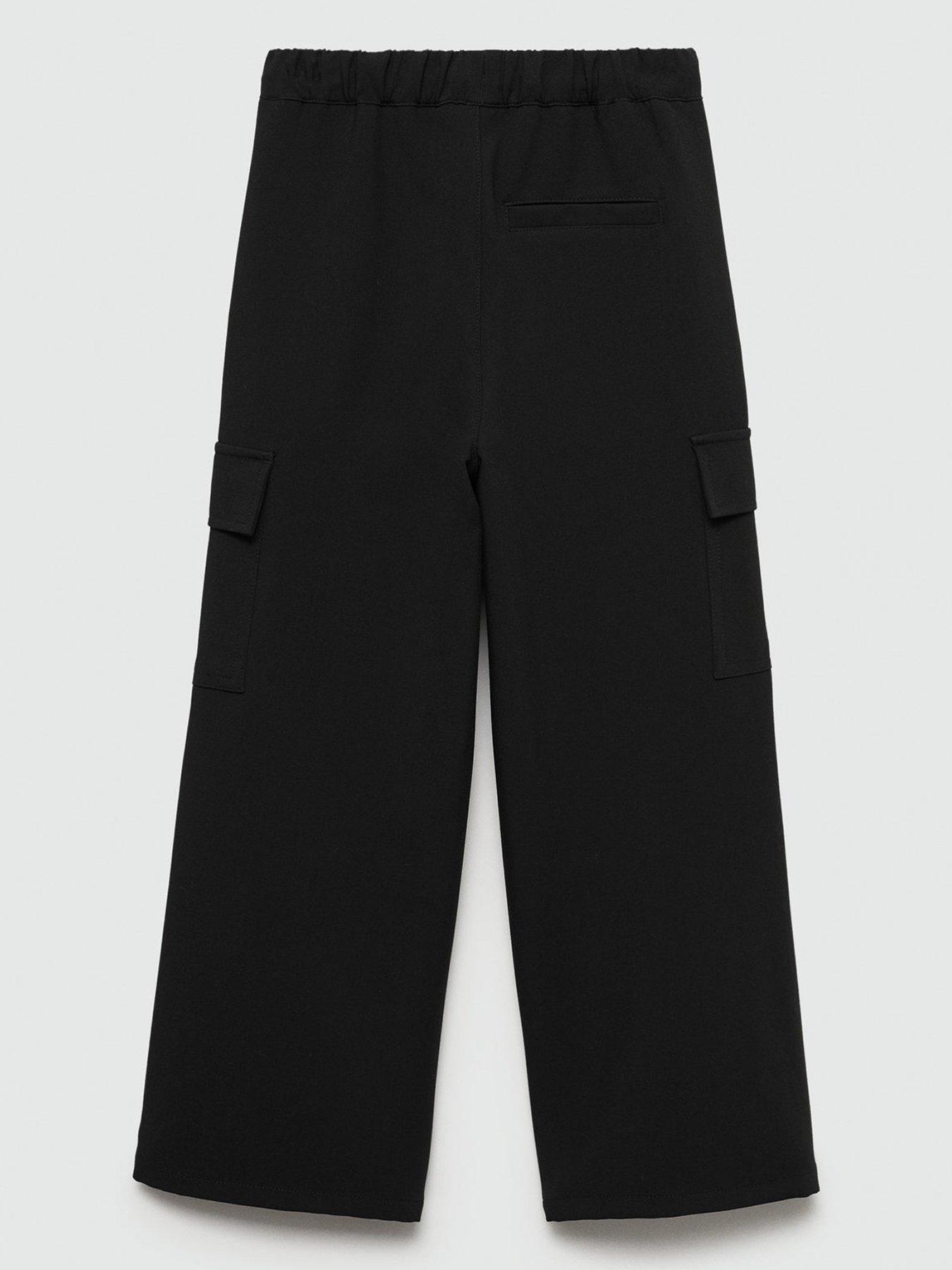 mango-girls-cargo-trousers-blackback