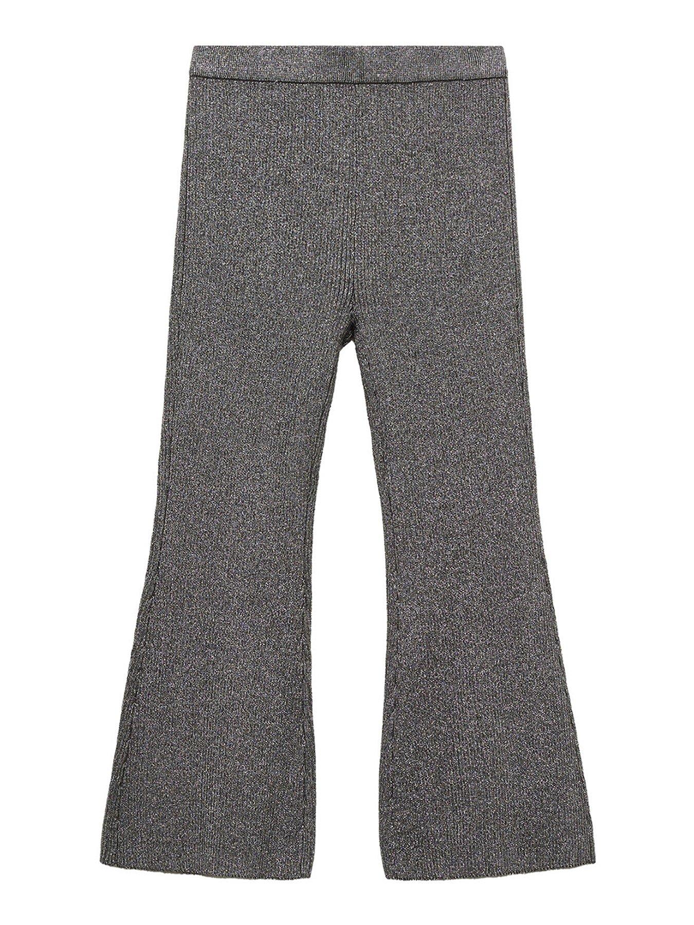 mango-girls-knitted-flared-trousers-dark-grey