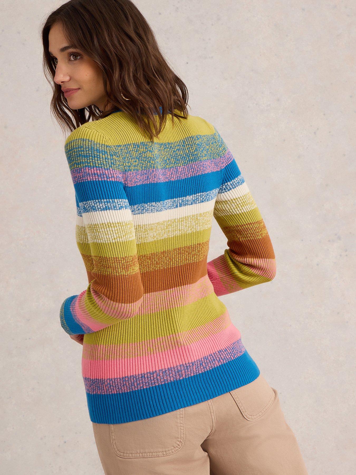 white-stuff-rib-stripe-jumper-pinkstillFront