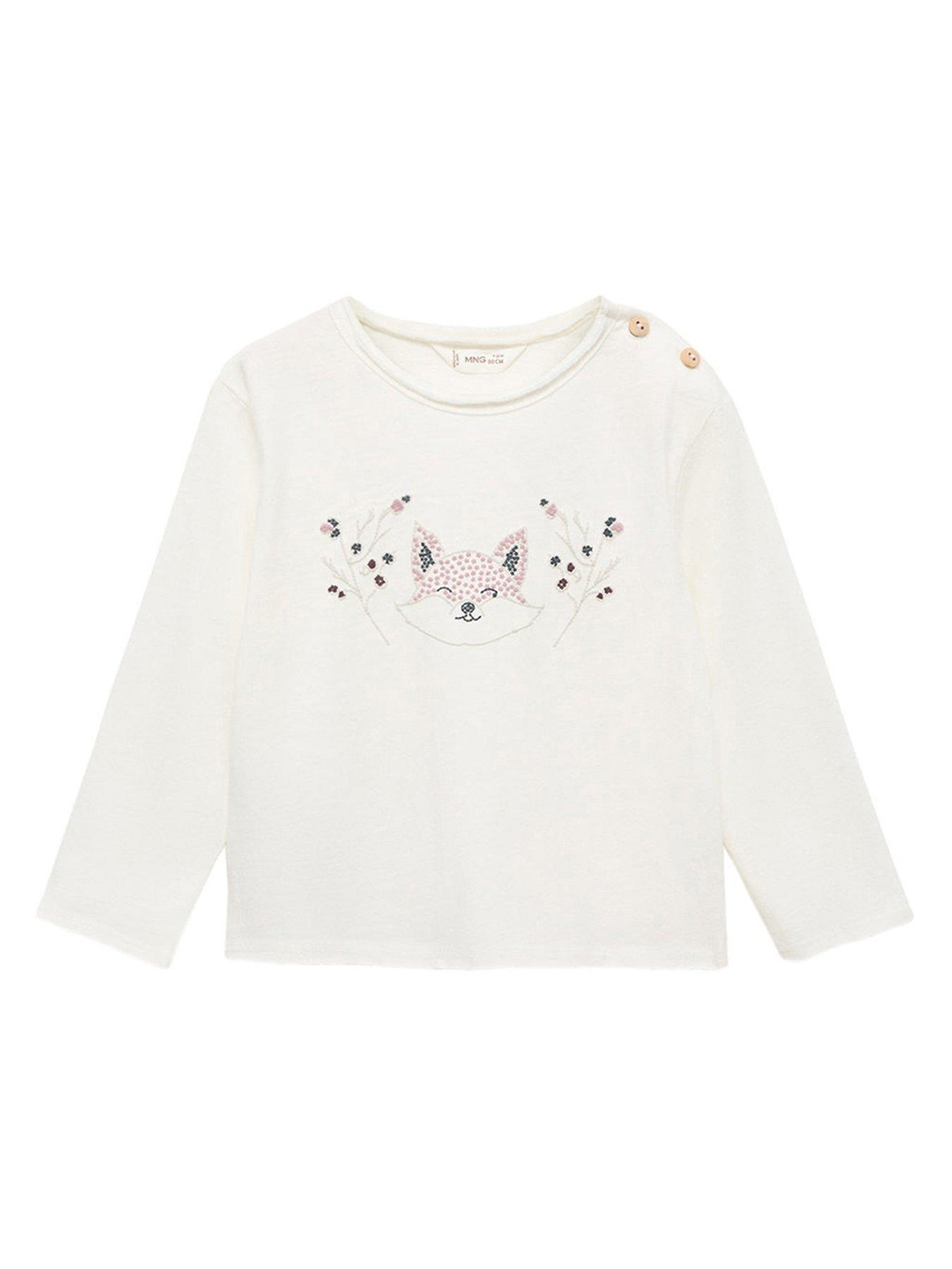 mango-baby-girls-fox-long-sleeve-tshirt-light-creamfront